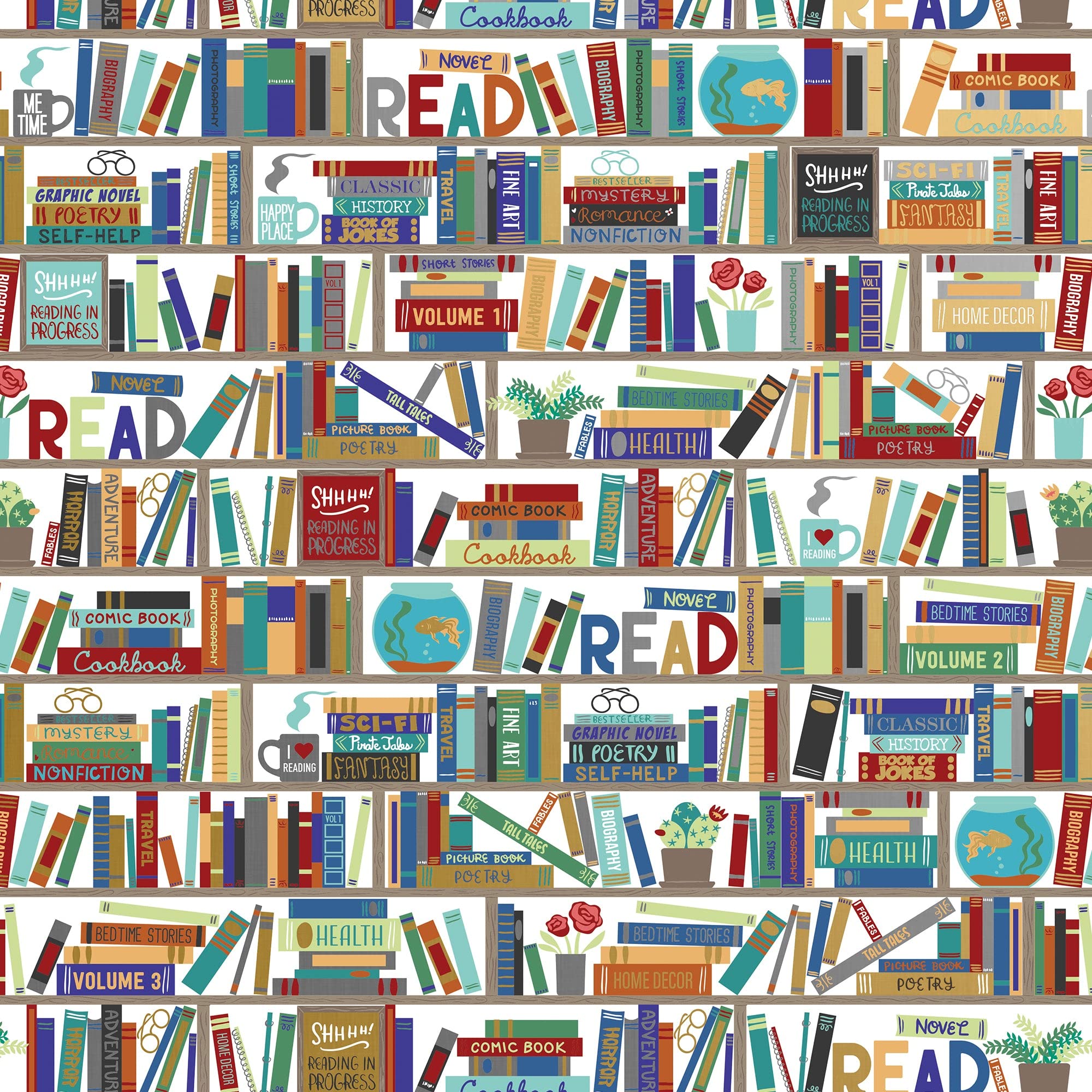 Jillson Roberts Bulk Gift Wrap - 833 Feet x 30 Inches, Everyday Gift Wrapping Paper for Books & Presents | Perfect for Holidays, Birthdays & Corporate Gifting