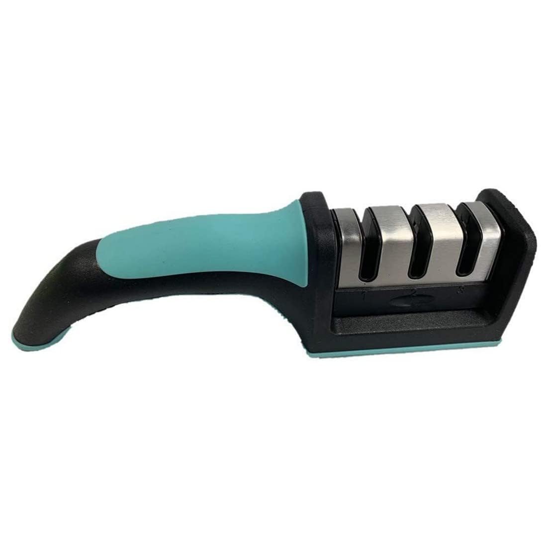 Premium Vivatra Knife Sharpener - Professional Kitchen Knife Sharpening Rod for Steel Knives | Durable Ceramic & Diamond Coated Sharpener (Black) | Perfect for Home Chefs, Butchers & Outdoor Enthusiasts