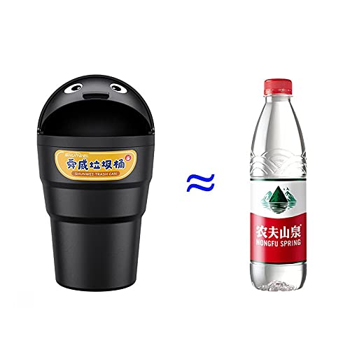 Portable Car Trash Can with Lid - Leak-Proof Auto Garbage Bin | Mini Trash Bin for Car, Home, Office, Kitchen & Bedroom | Perfect for Road Trips, Commuting & Daily Organization