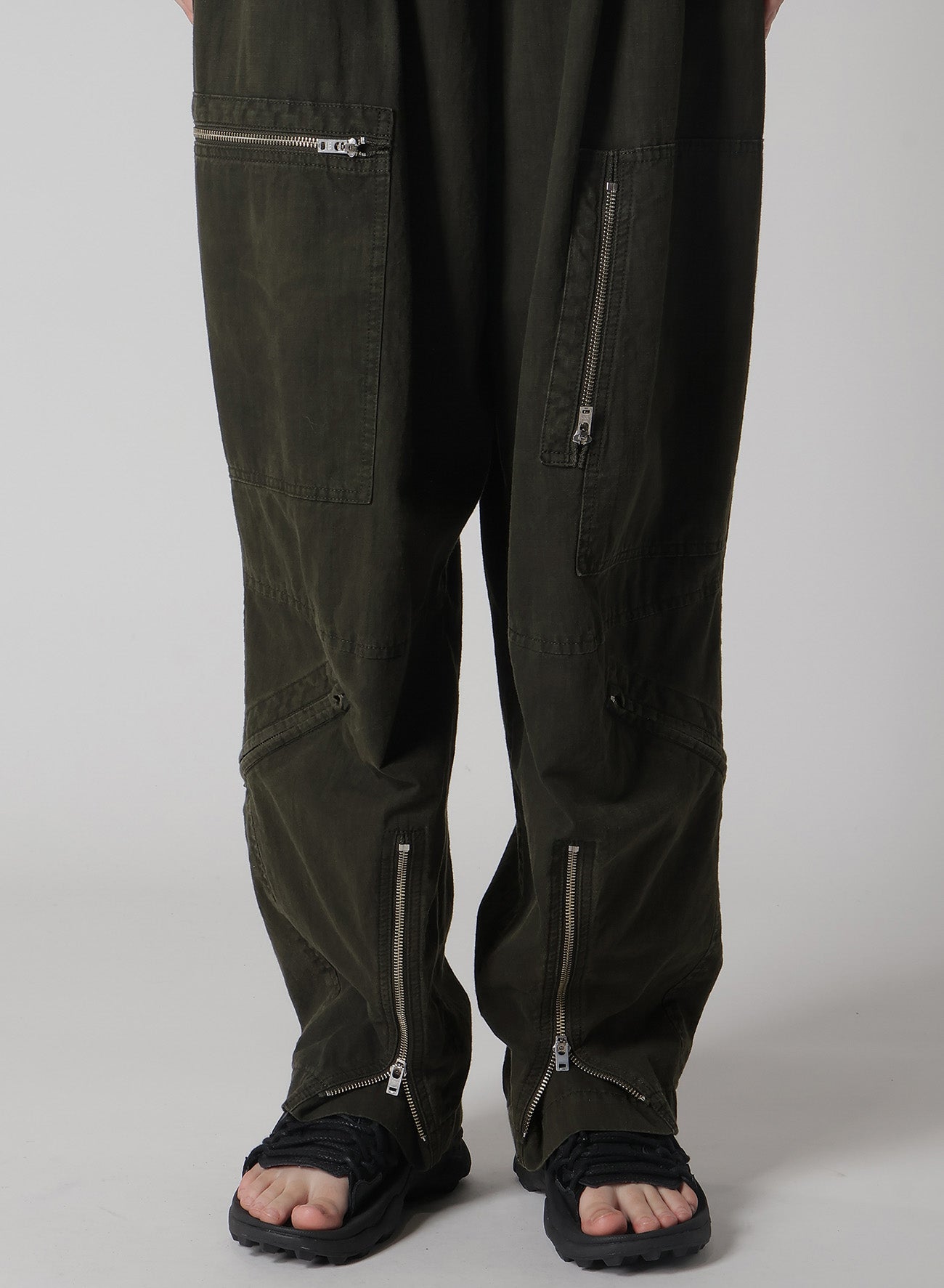 Men's Cotton Slab Garment Dyed Flight Pants - Comfortable Cargo Pants for Travel, Work & Casual Wear