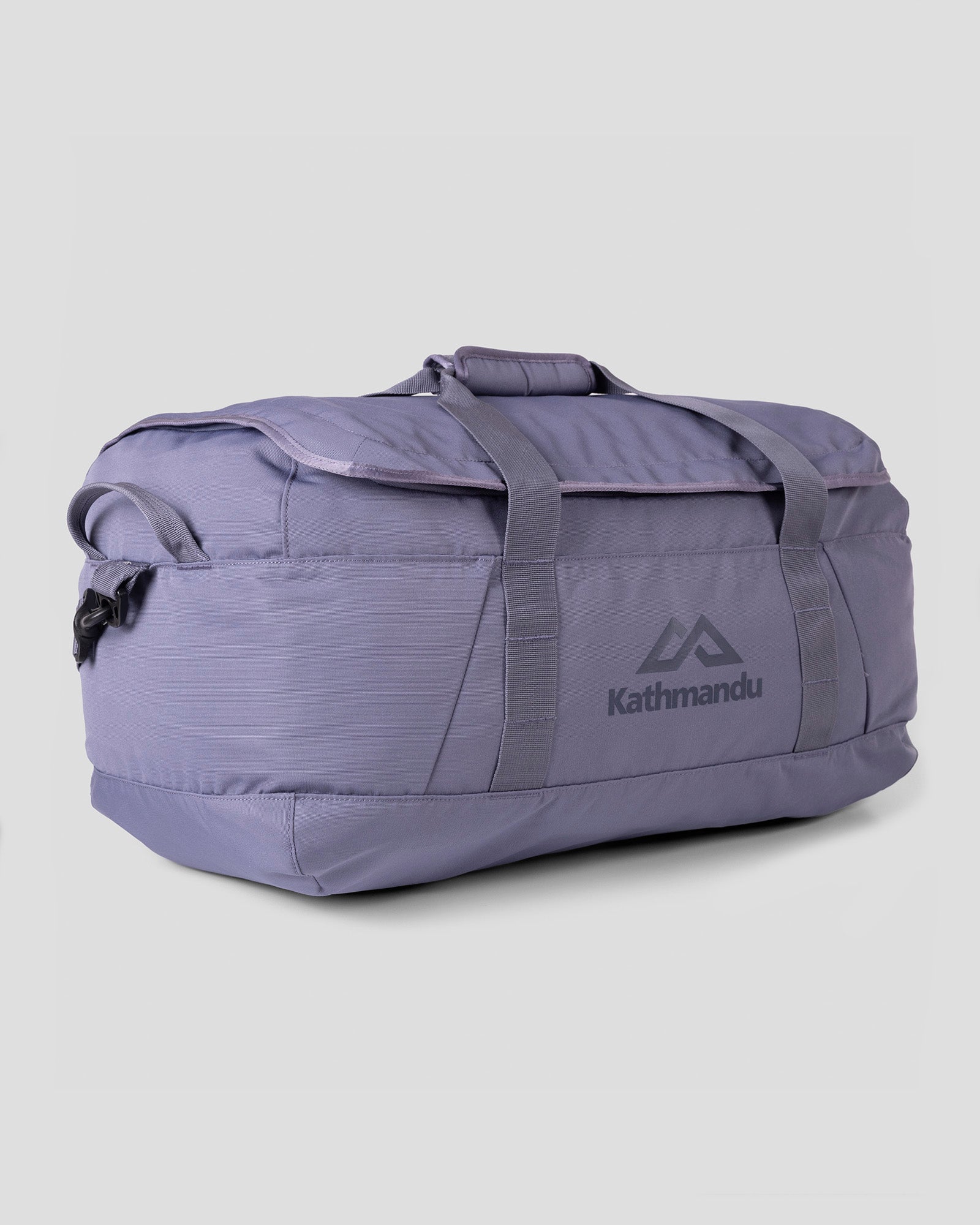 Indus Base Duffel 50L Dark Haze - Large Travel Duffel Bag for Gym, Sports & Weekend Getaways - Water-Resistant Durable Carry-On Luggage