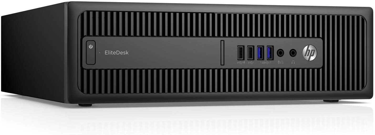 Refurbished HP EliteDesk 800 G2 SFF Desktop PC - Intel Quad Core i5-6500, 8GB DDR4 RAM, 512GB SSD, WiFi, Windows 10 Pro (Renewed) - Perfect for Home Office, Business Workstations & Remote Work