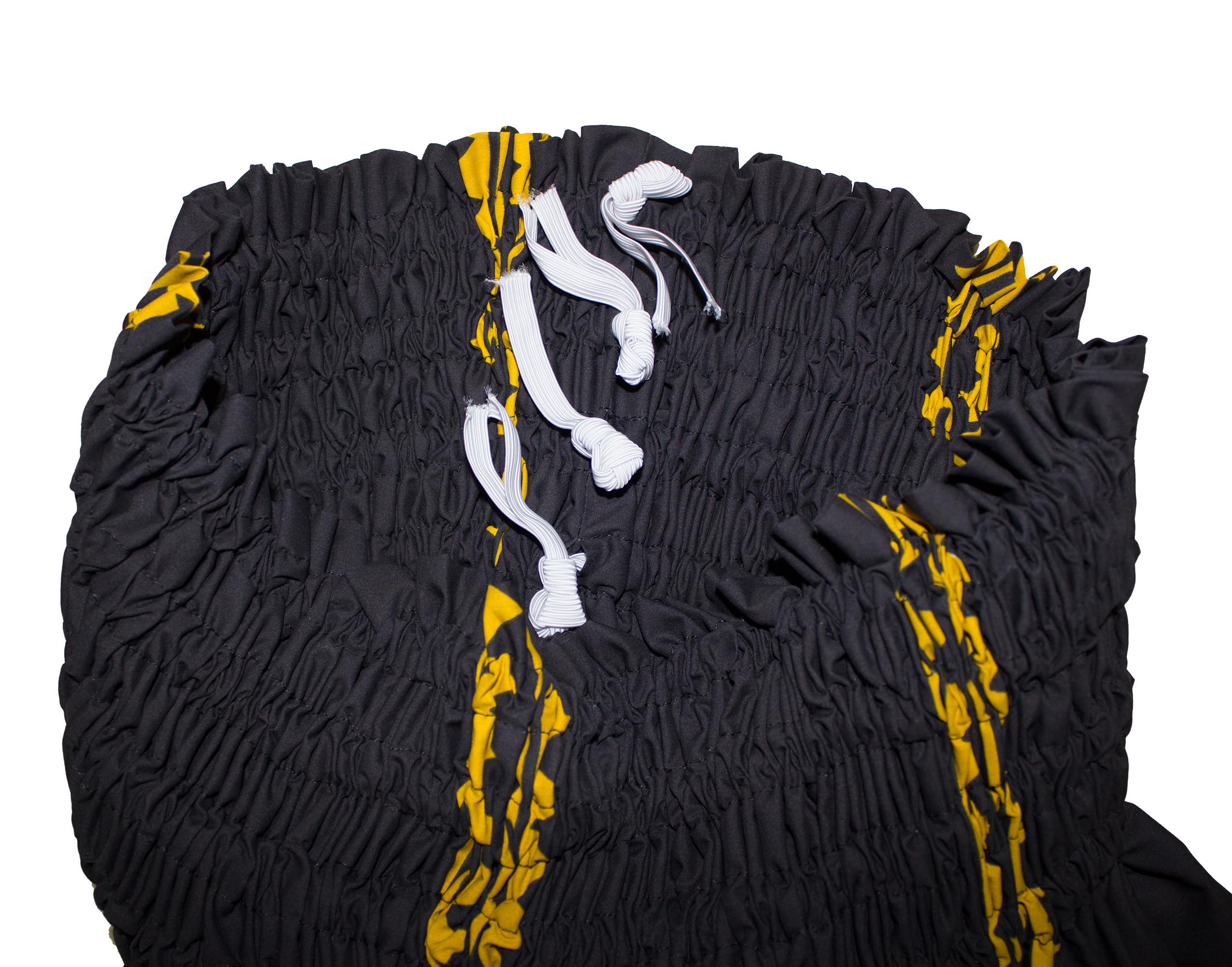 Authentic Hawaiian Pa'u Polynesian Hula Dance Skirt for Women - Black | Traditional Grass Skirt for Hula Performances, Luau Parties & Cultural Events
