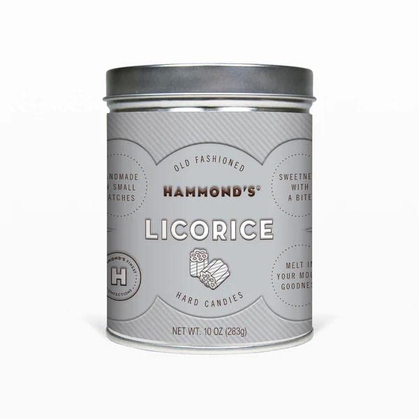 Hammond’s Handmade Hard Candy Gift Box - 10oz Variety Pack (6 Tins) - Small Batch Gourmet Candies Made in USA - Perfect for Holidays, Party Favors & Corporate Gifts