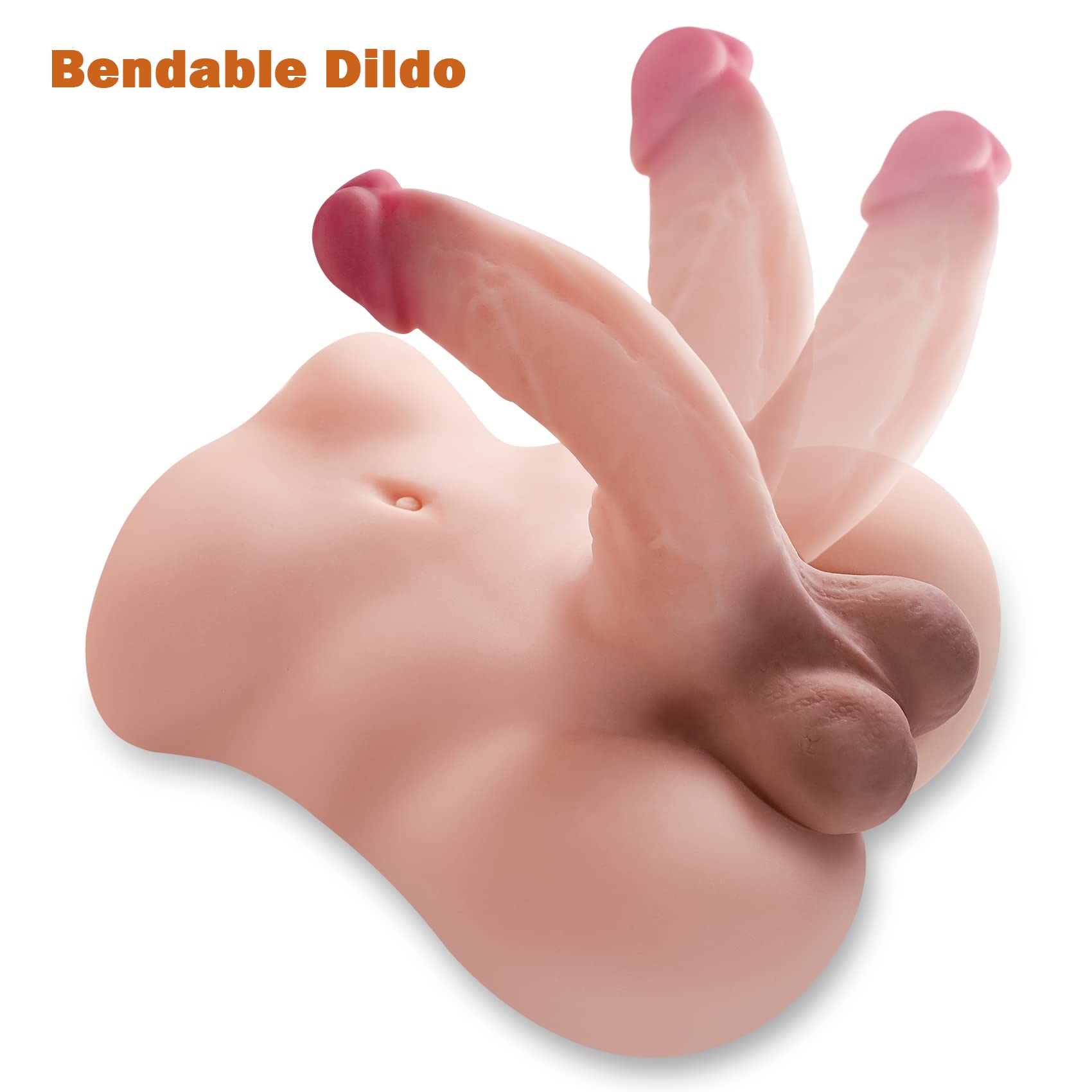 Realistic Male Sex Doll with Large Dildo - 6.2LB Unisex Adult Toy for Women, Men & Couples - Perfect for Solo Play, Couples Exploration & LGBTQ+ Pleasure