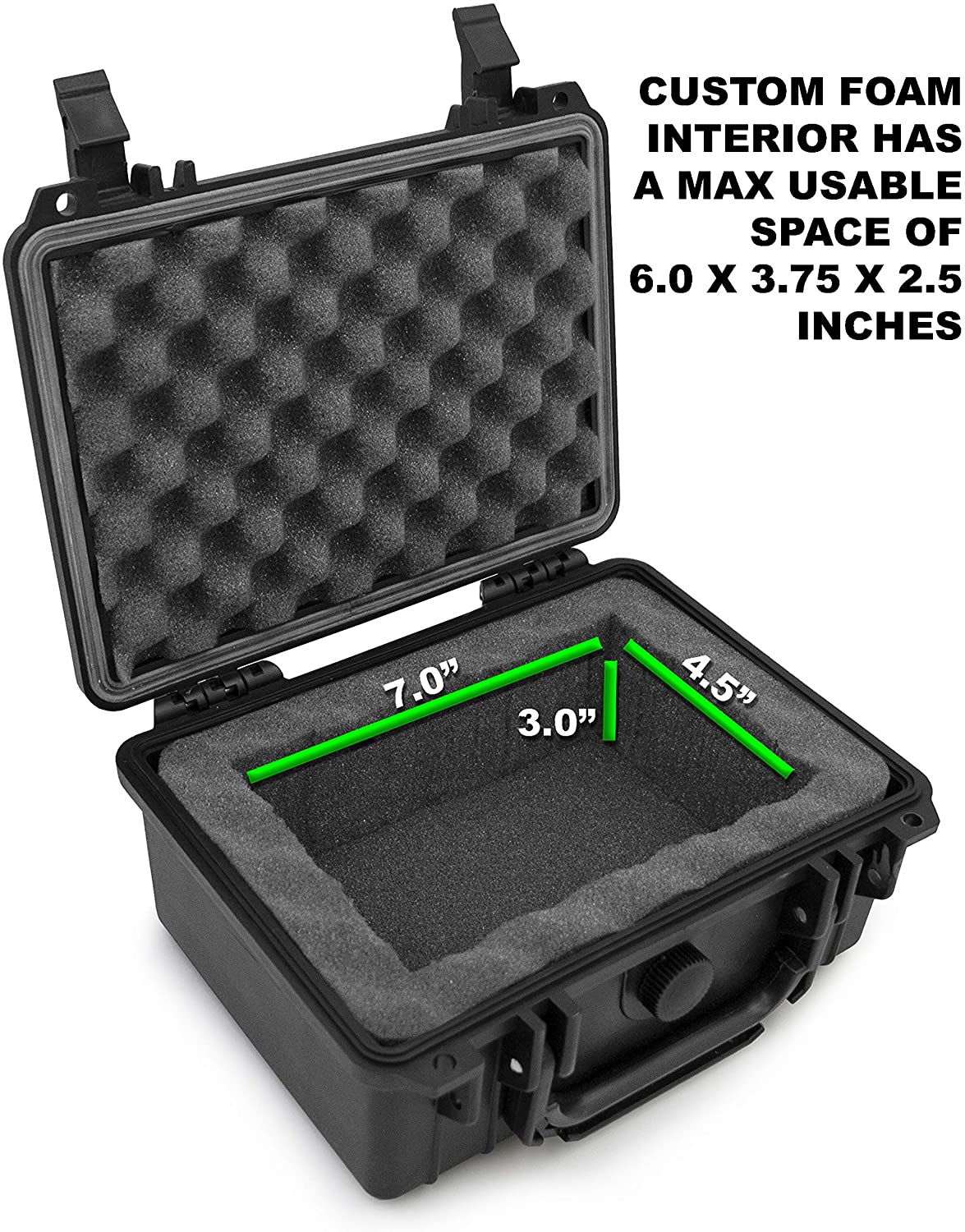 CASEMATIX Airtight Asthma Inhaler Spacer Travel Case - Portable Storage for Inhaler, Mouth Spacer, Face Mask & Allergy Medicine - Perfect for Kids & Adults - Ideal for Travel, School & Outdoor Activities