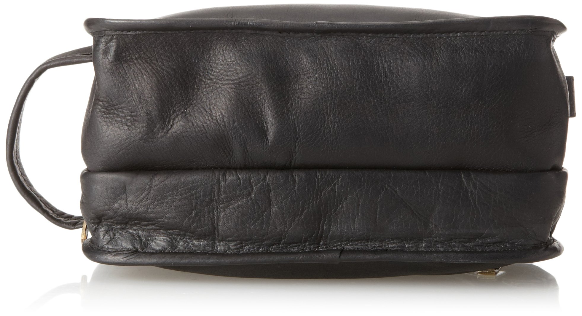 Claire Chase Premium Travel Kit for Women & Men - Black Leather Cosmetic Bag with Toiletry Essentials - Perfect for Airplane, Vacation & Business Trips