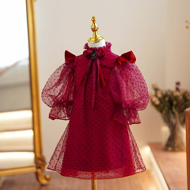 Adorable Christmas Baby Girl Dress - Toddler Pageant & Birthday Party Princess Gown for Holiday Photos & Special Occasions