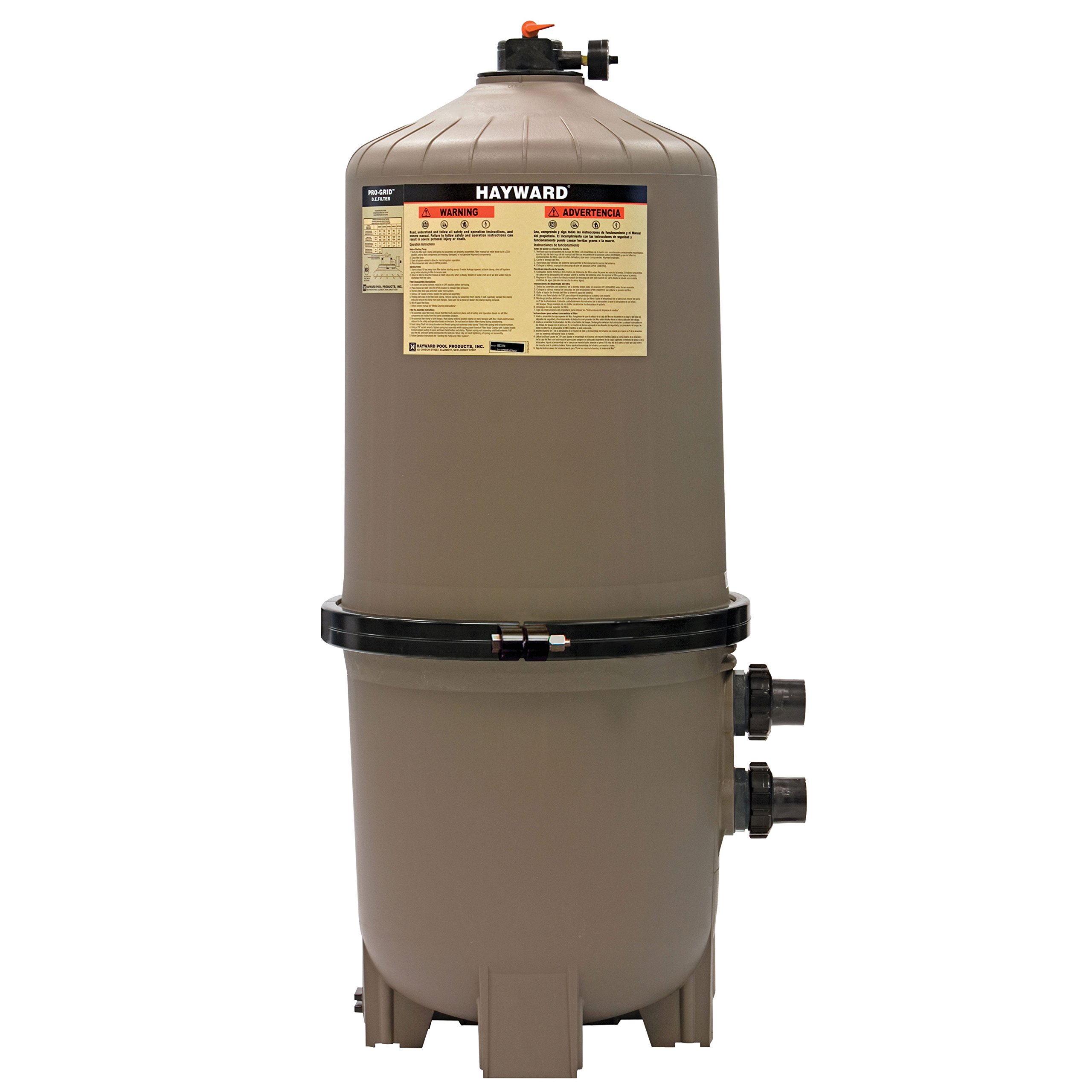Hayward DE4820 ProGrid D.E. Pool Filter | 48 Sq Ft Vertical Grid for Efficient Pool Maintenance & Clean Water