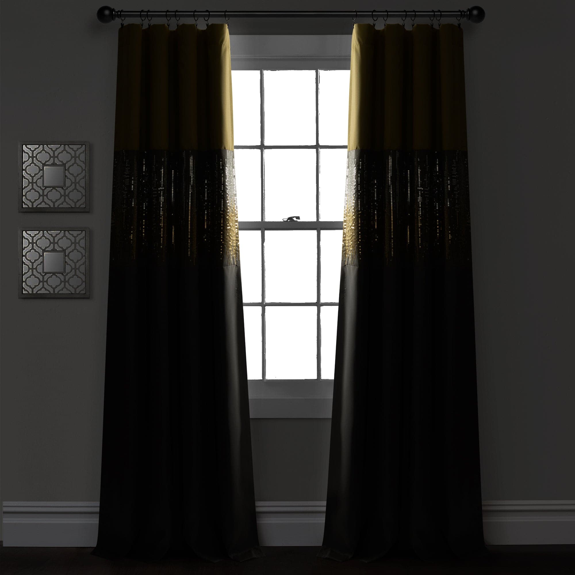 Night Sky 100% Blackout Window Curtain Panel - Thermal Insulated Room Darkening Drapes for Bedroom, Nursery & Home Theater - Blocks Light & Noise for Better Sleep