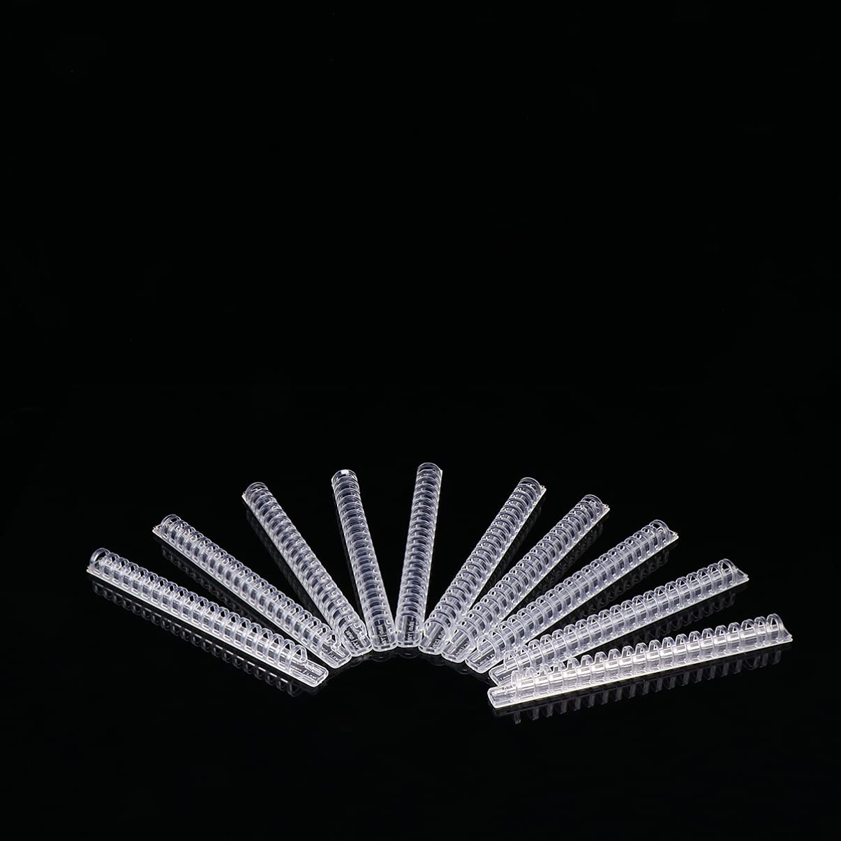 10PCS A5 Notebook Binding Spines - 20 Hole Loose Leaf Binder Plastic Rings for DIY Notebooks, Albums & Scrapbooks - Perfect for School, Office & Craft Projects