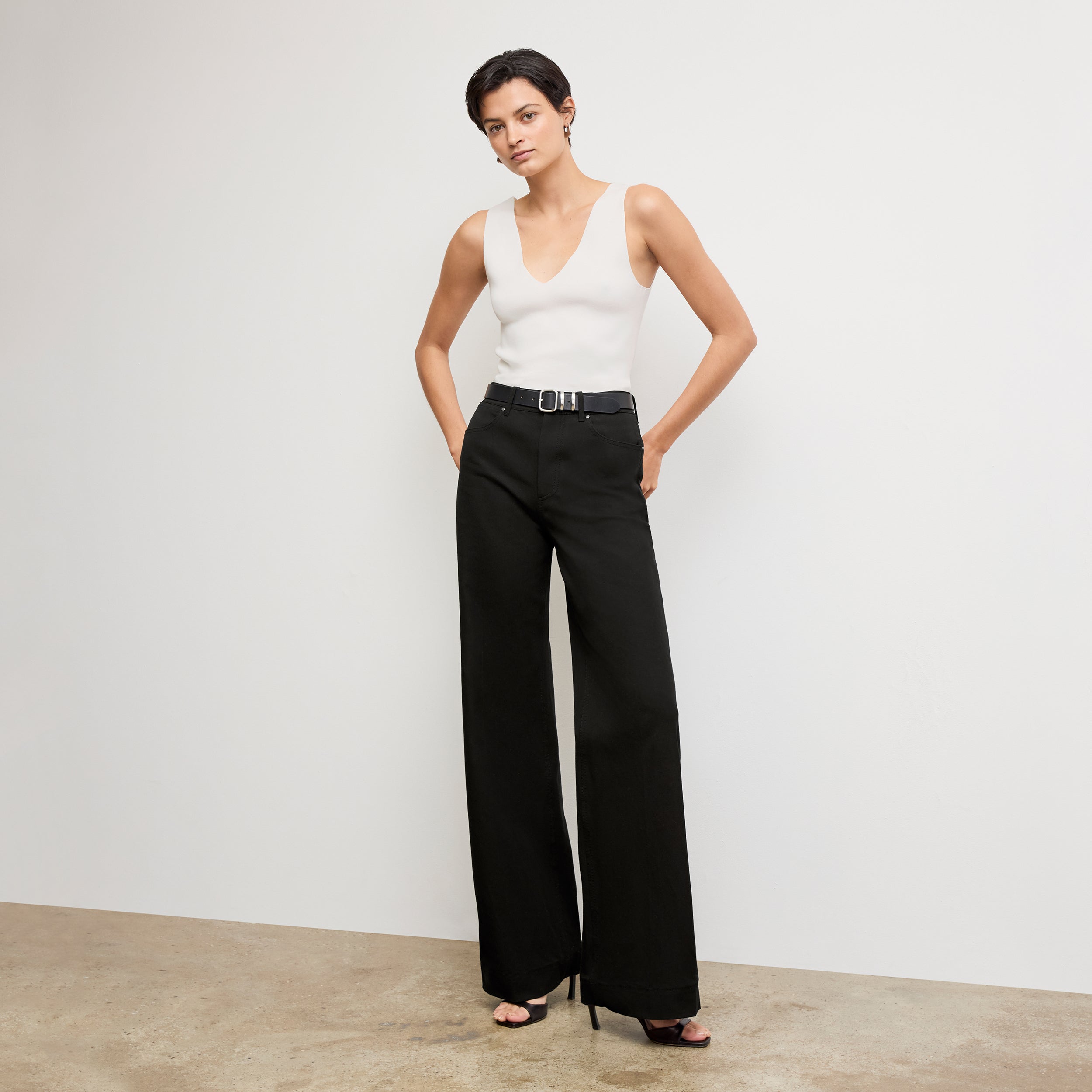 Milo Wide Leg Eco-Friendly Jeans - Better Than Denim in Black | Sustainable Fashion for Women, Casual Wear & Everyday Comfort