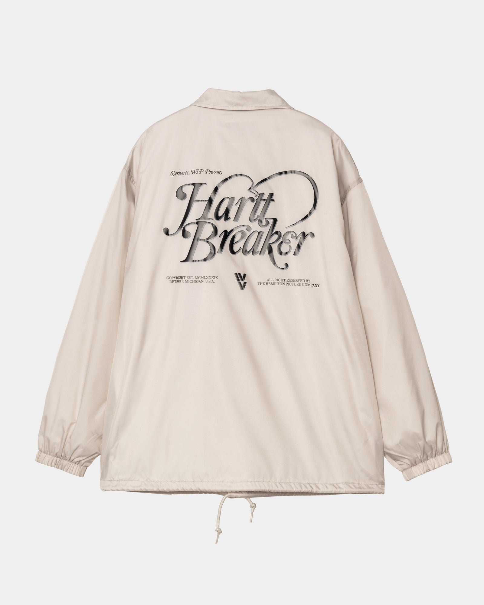 HarttBreaker Coach Jacket - Lightweight Silver Cloud Windbreaker for Men & Women | Perfect for Outdoor Sports, Casual Wear & Street Style Fashion