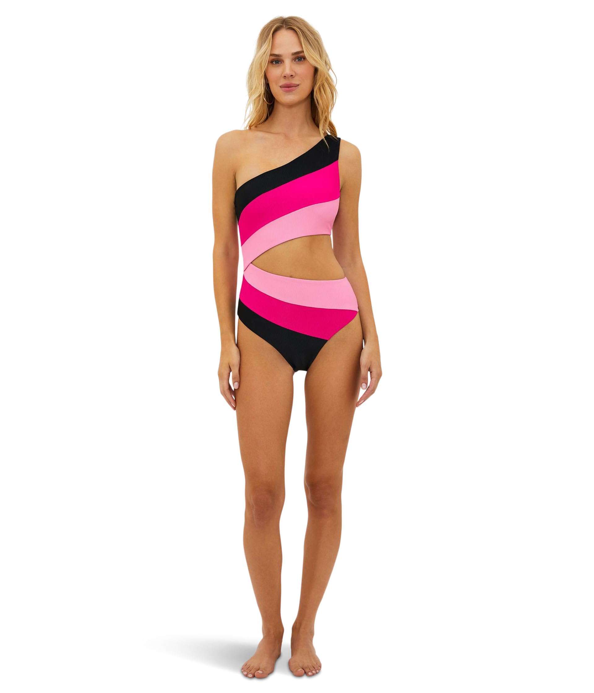 Beach Riot Women's Joyce One-Piece Swimsuit - Sexy High Cut Bathing Suit for Women, Tummy Control Swimwear with Adjustable Straps | Perfect for Pool, Beach Vacation & Summer Water Activities
