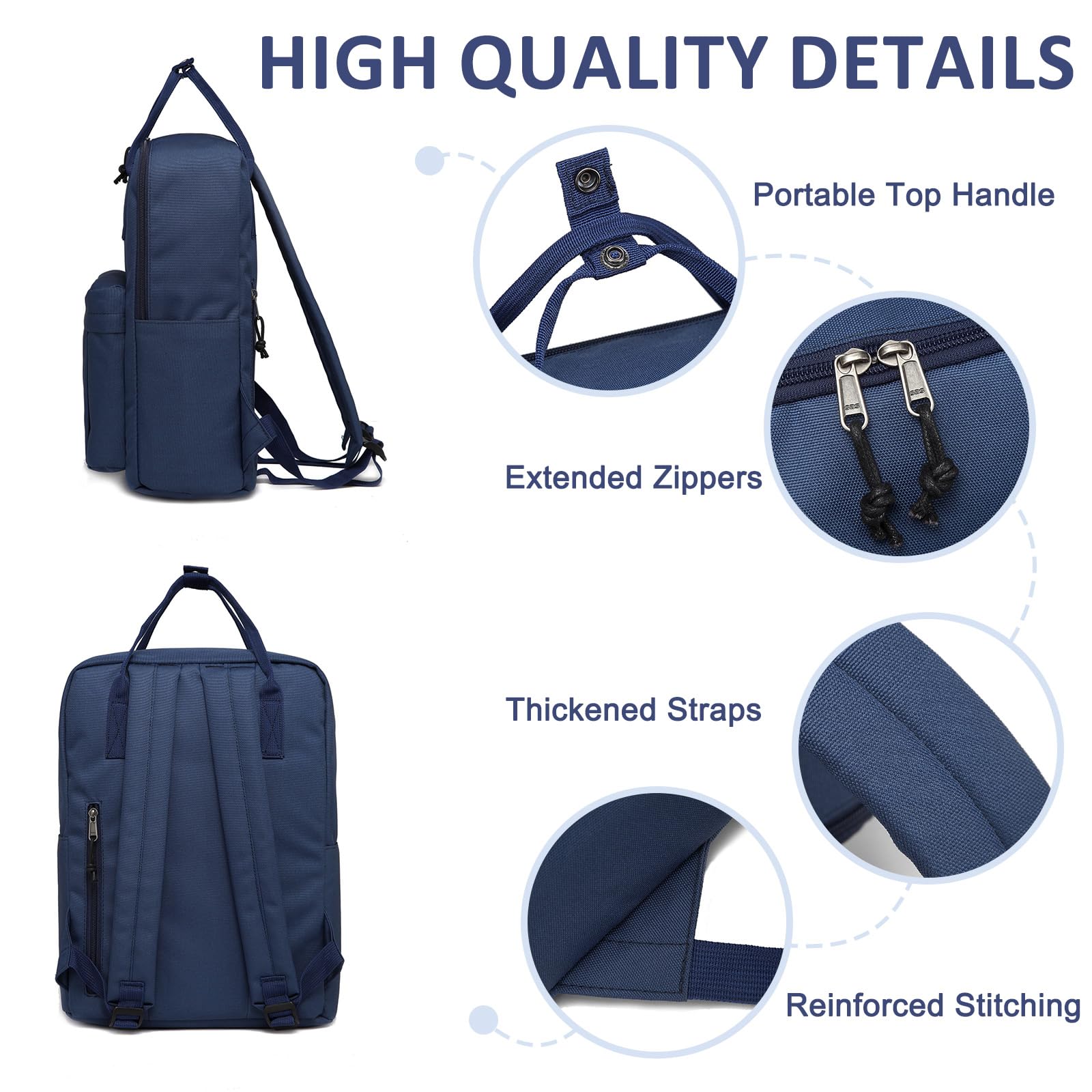 Stylish Anti-Theft School Backpack for Women - Waterproof & Travel-Ready