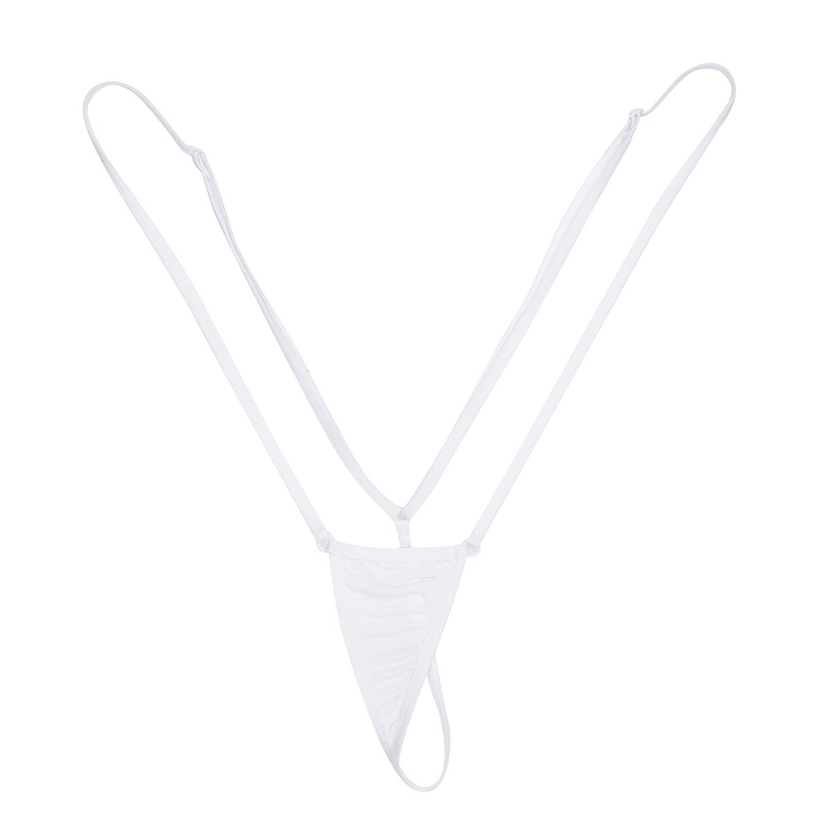 Women's One-Piece Sling Shot Micro G-String Thong Halter Bikini Swimwear - Sexy Beachwear for Pool Parties & Summer Vacations