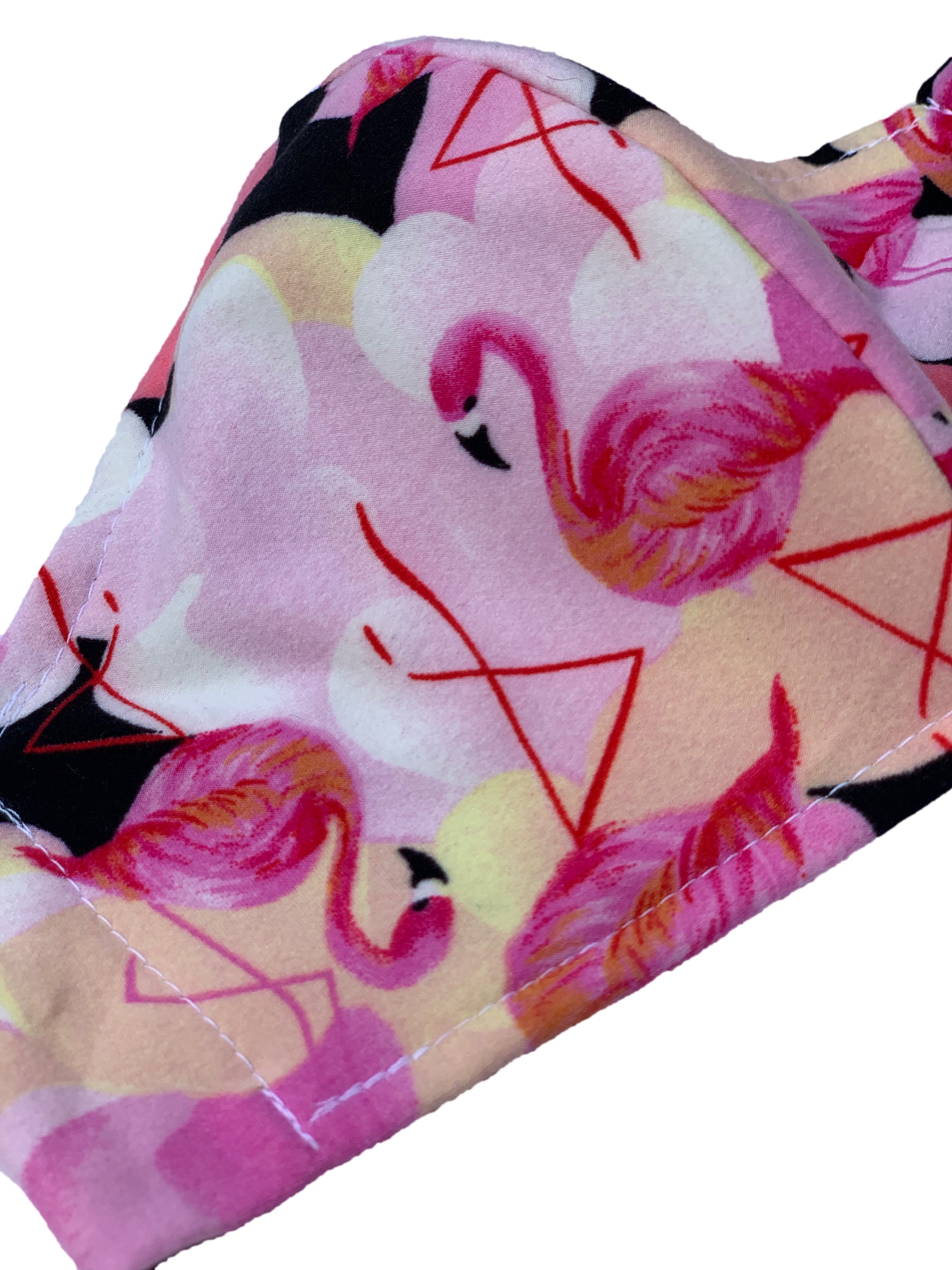 Flamingos In Love Face Mask - Reusable & Washable Cloth Face Covering for Women & Men - Perfect for Travel, Work, and Everyday Protection