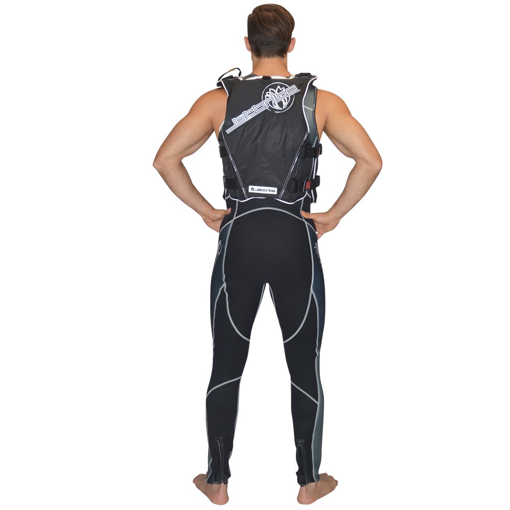 RS-16 Side-Entry Impact Vest for Jet Ski Racing - Black Competition Safety Vest | Water Sports Protective Gear for Closed Course Racing & High-Speed Performance