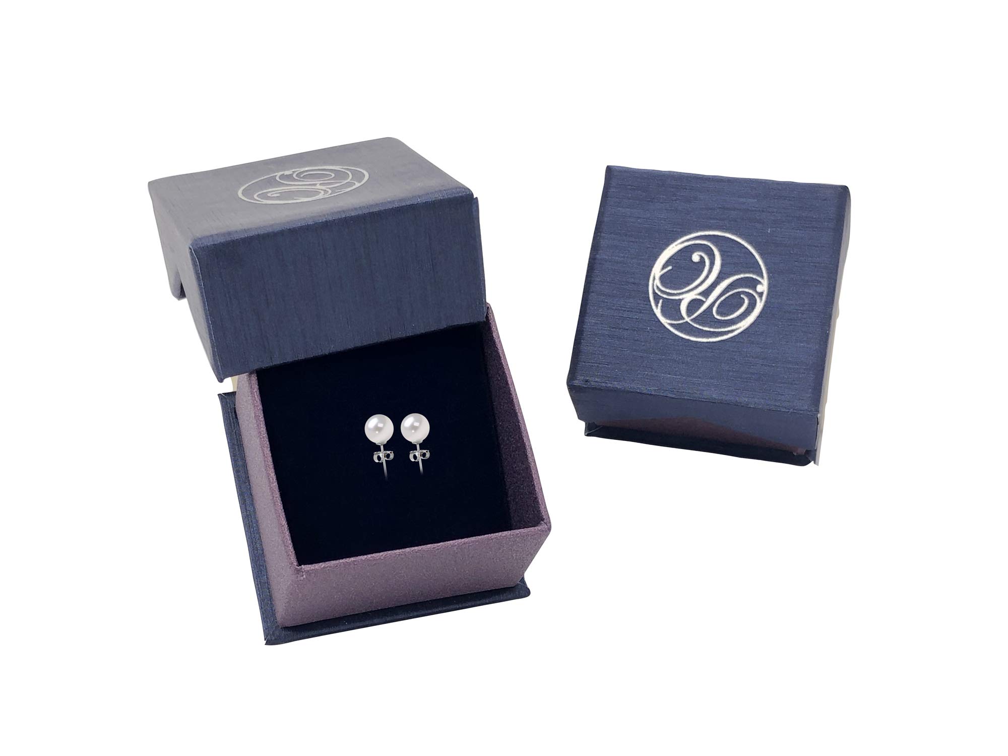 6.5-7mm AAA Quality Japanese Akoya Cultured Pearl Earrings in 14K Yellow Gold - Elegant Women's Jewelry for Weddings, Parties & Special Occasions