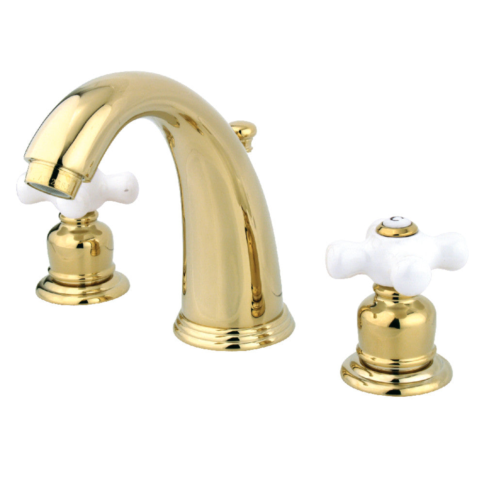 Kingston Brass GKB982PX Widespread Bathroom Faucet - 8 Inch Centerset, Oil Rubbed Bronze Finish, High Arc Spout for Modern Bathrooms - Perfect for Vanity Sinks, Powder Rooms & Guest Baths