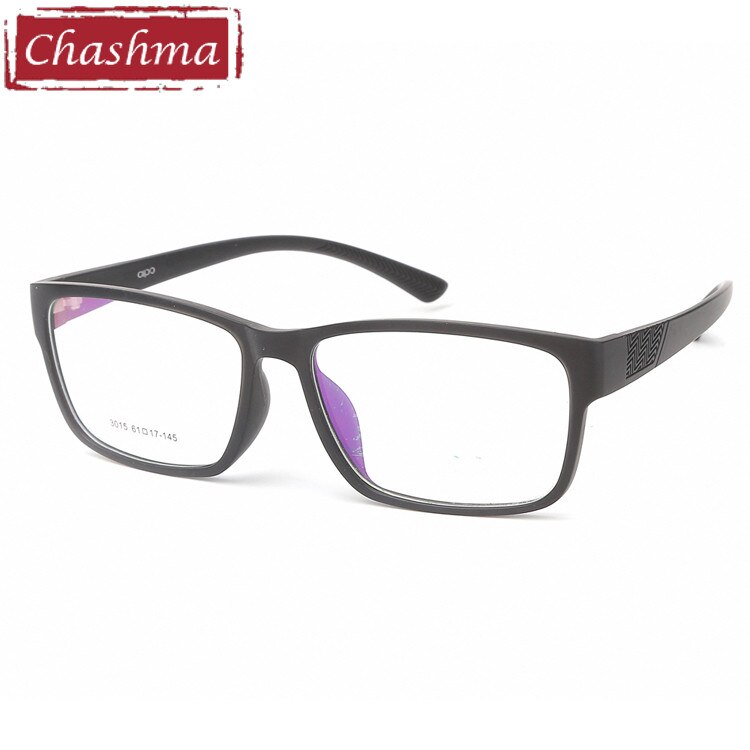 Men's Titanium Full Rim Square Eyeglasses - Lightweight & Durable Frame for Reading, Work & Everyday Use (Model 3015)
