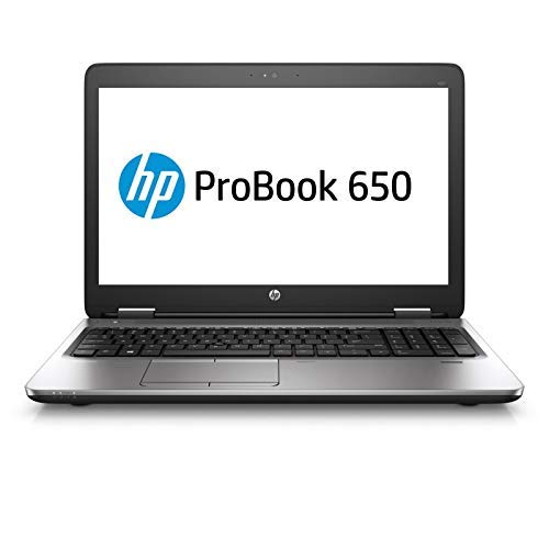 HP ProBook 650-G2 Business Laptop - Intel Core i5-6200U, 8GB RAM, 256GB SSD, DVD-RW, WiFi & Bluetooth, Backlit Keyboard, HD Webcam, 15.6