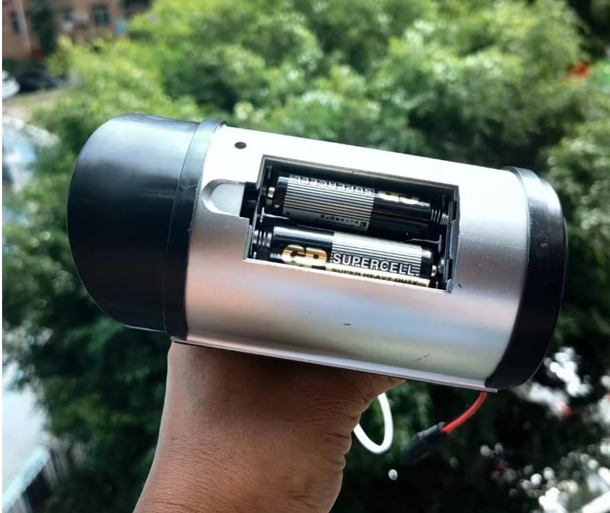 Solar-Powered Red LED Dummy Security Camera - Fake CCTV with Motion Detection to Deter Intruders, Dogs & Burglars | Ideal for Home, Garden, Warehouse & Office Surveillance