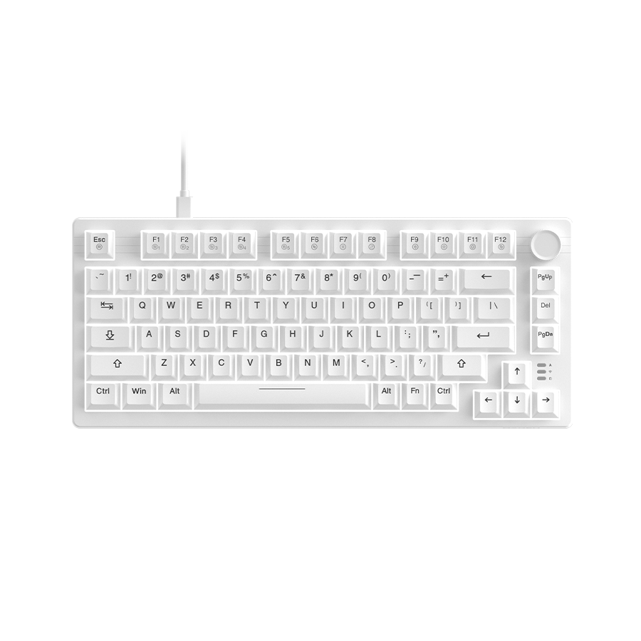 DAREU EK75 75% Compact Mechanical Gaming Keyboard - RGB Backlit, Wired USB, Gasket Mount Design for PC Gamers & Typists - Perfect for Esports, Office Work & Home Use