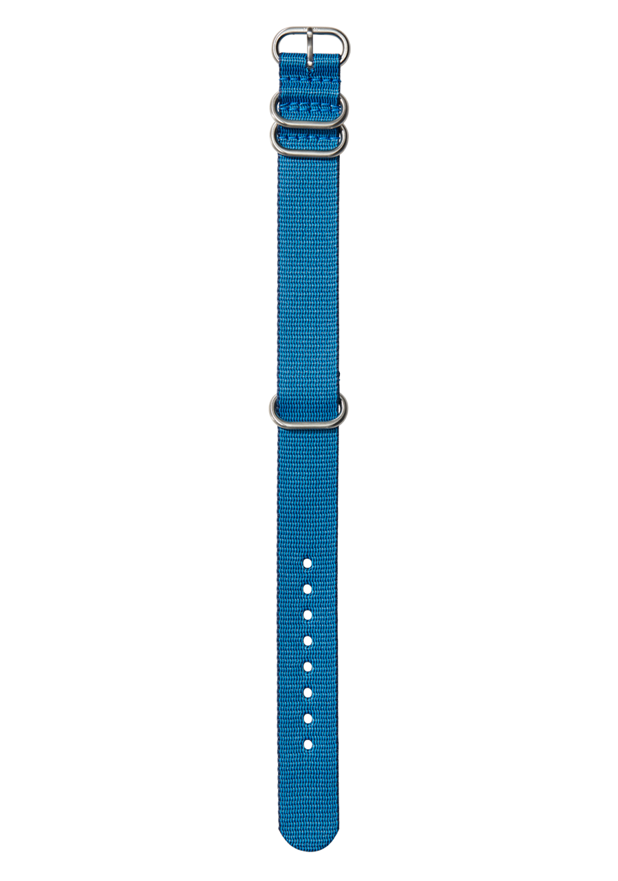 20mm Nylon #TIDE One Piece Watch Band - Navy Blue Replacement Strap for Smartwatches & Fitness Trackers - Perfect for Sports, Workouts & Everyday Wear