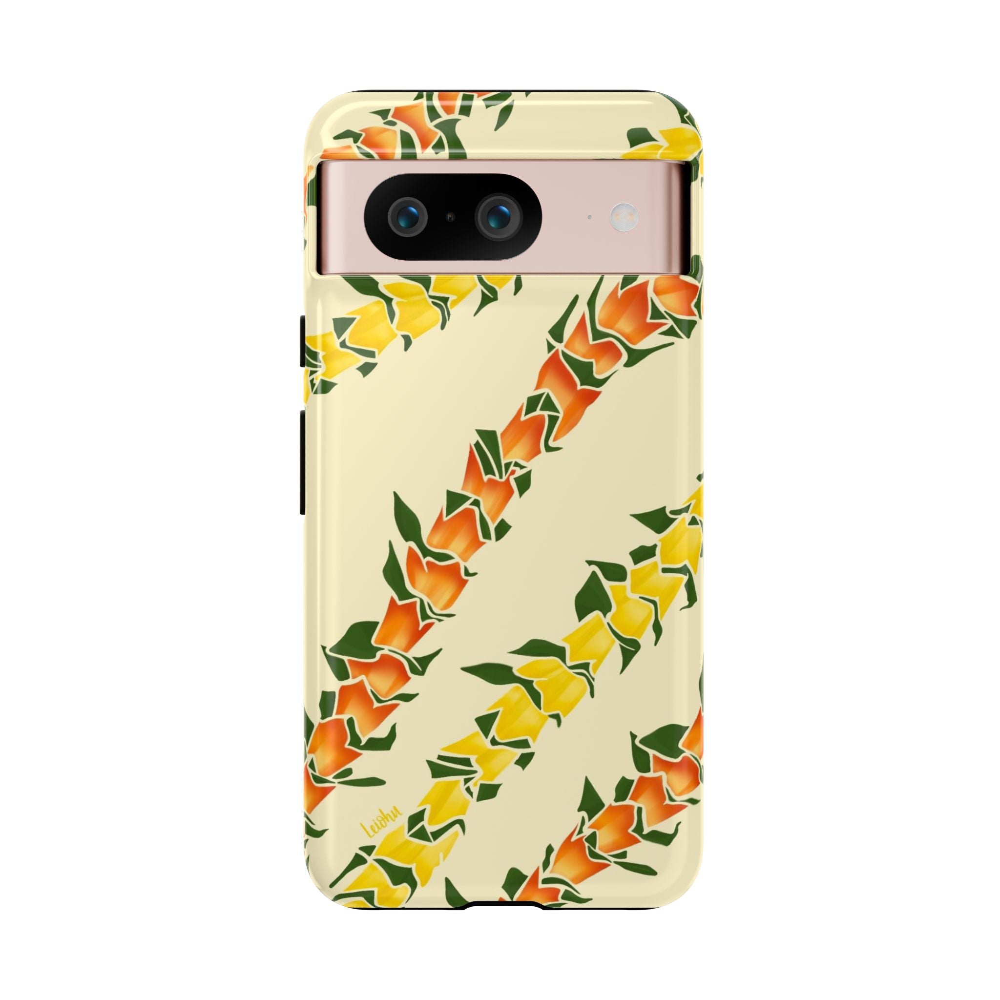 Hala Lei Flower Garland - Premium Hawaiian Floral Lei for Google Pixel Phone Decoration, Hawaiian Party, Luau, Graduation & Special Events