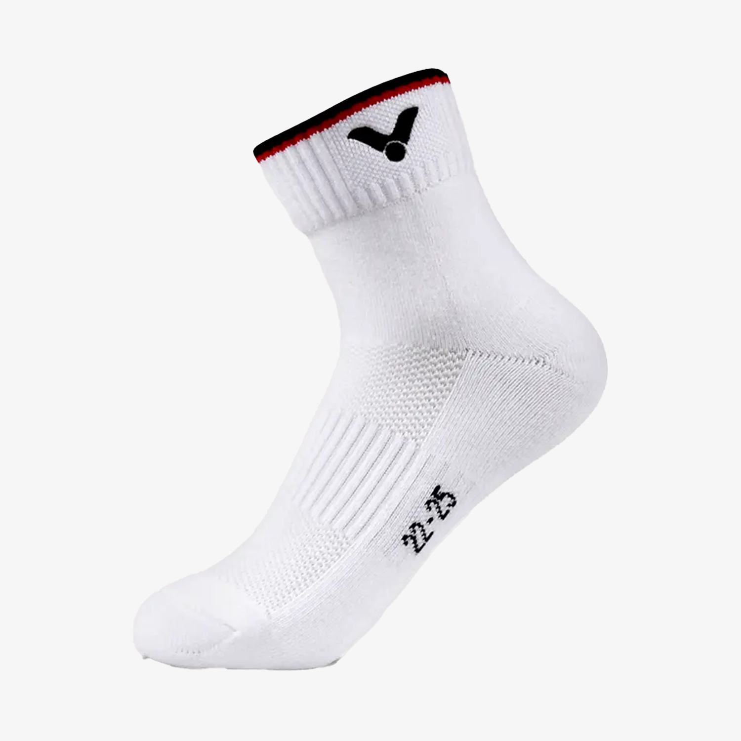 Victor Women's Sports Socks SK249 D - Breathable Athletic Socks for Running, Gym & Workout - Comfortable Red Performance Socks for Active Women