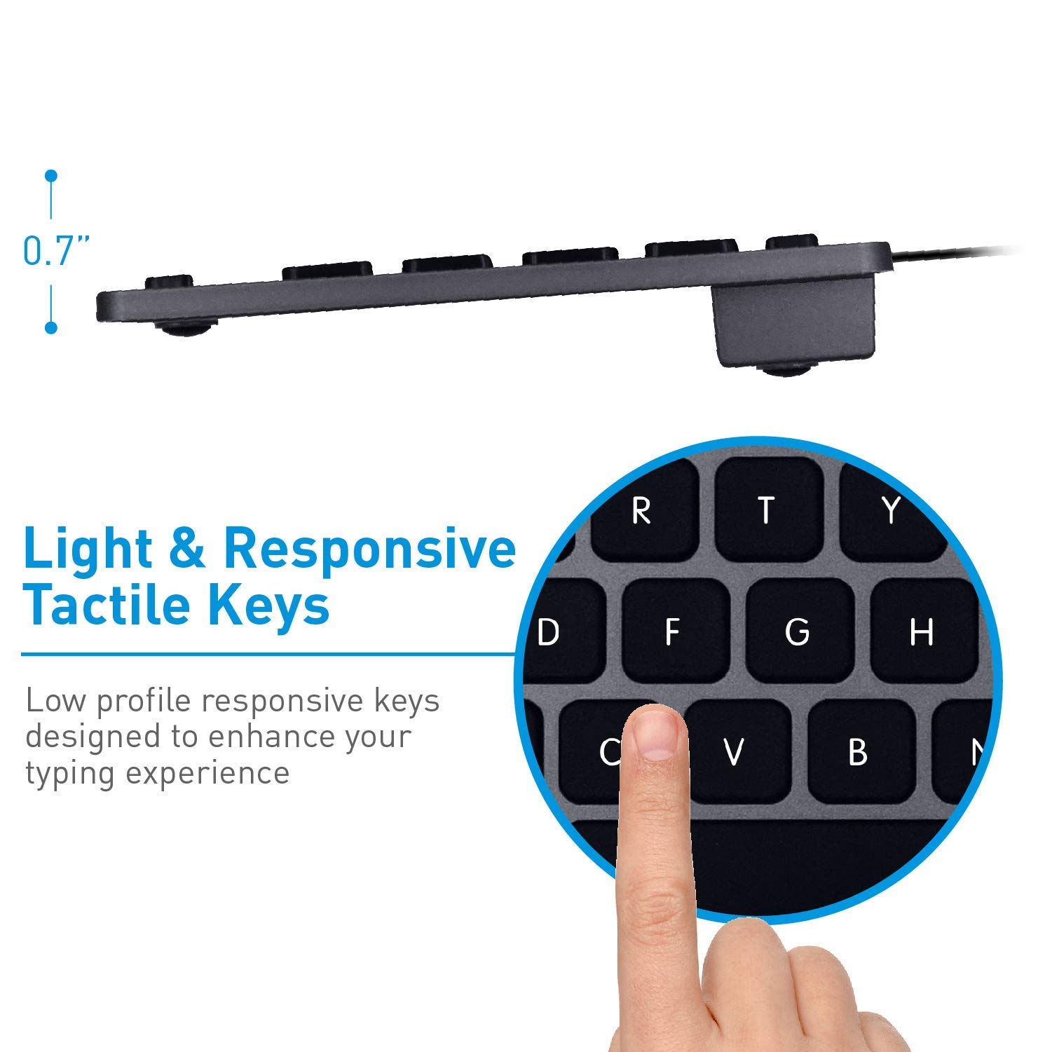 Macally Mini Space Grey Bluetooth Keyboard & Adjustable Vertical Laptop Stand Set - Premium MacBook Accessories for Home Office, Workstation & Travel Use