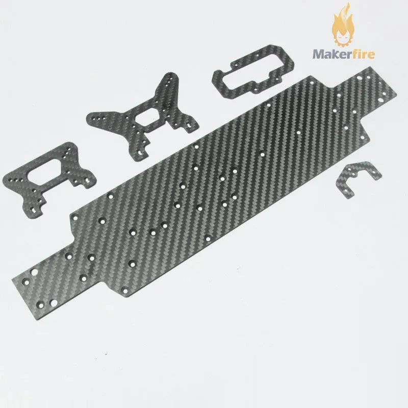 High-Performance Carbon Fiber Chassis Kit Upgrade for WLToys 104001 RC Car - Durable & Lightweight Replacement Parts for Racing & Off-Road Adventures