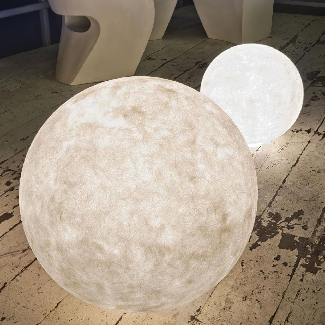 Modern Moon Phase Floor Lamp - 3D Illusion LED Night Light for Bedroom, Living Room & Nursery - Adjustable Brightness & Warm White Light for Relaxing Ambience