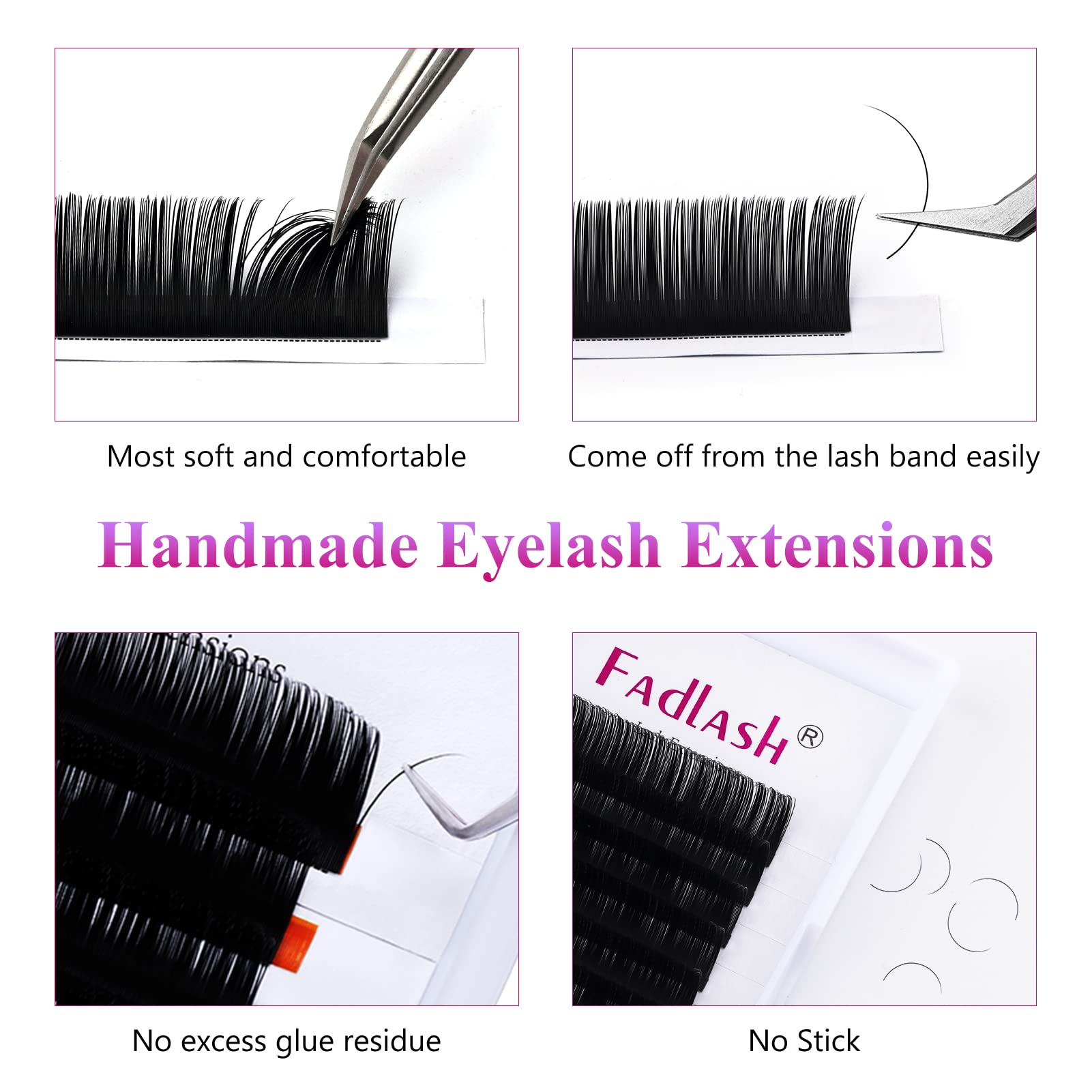 Premium 0.12mm Silk Classic Eyelash Extensions - 8-14mm C Curl, Natural Look Individual Lashes for Professional Salon & DIY Home Use - Perfect for Weddings, Parties & Daily Beauty Enhancement