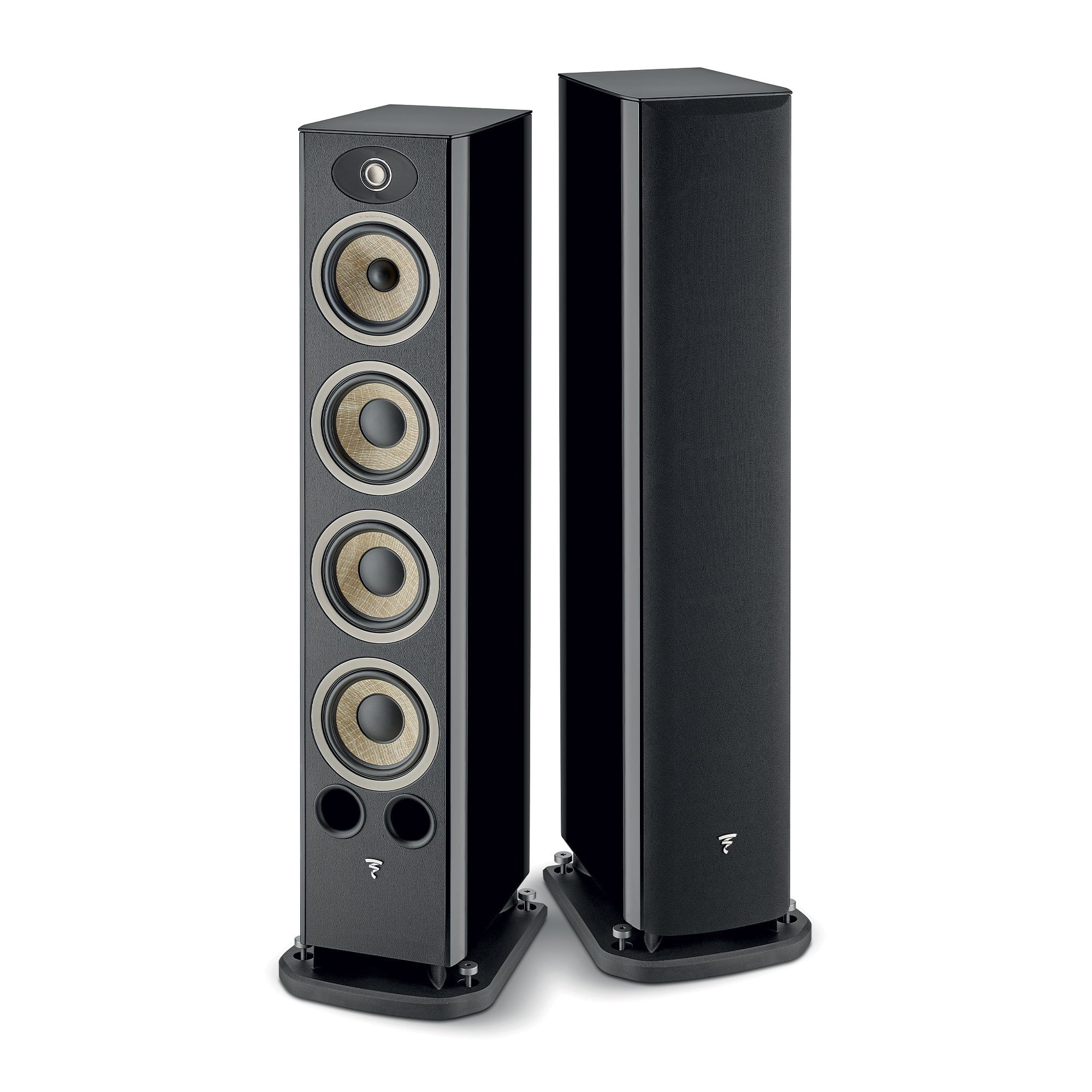 Focal Aria Evo X N°3 High-End Tower Speakers Pair - Premium Floorstanding Audio System for Home Theater & Music Listening