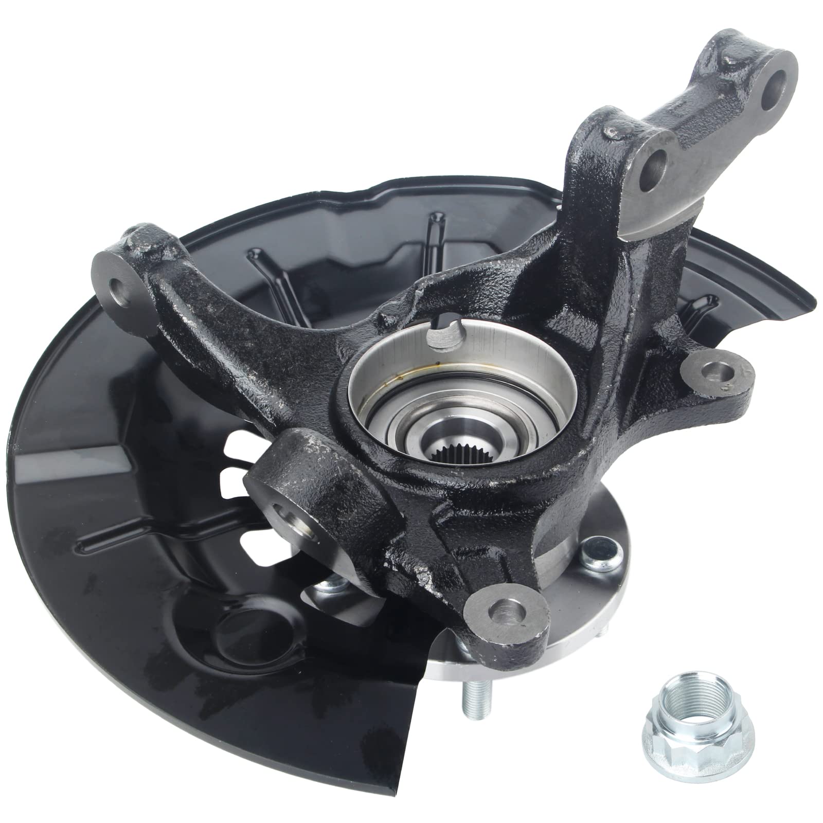 Steering Knuckle Wheel Hub Bearing Assembly - Front Left Driver Side for Toyota Camry SE 2012-2017 & XSE 2015-2017 2.5L (Part# 698-383) - Perfect for Smooth Ride & Wheel Alignment