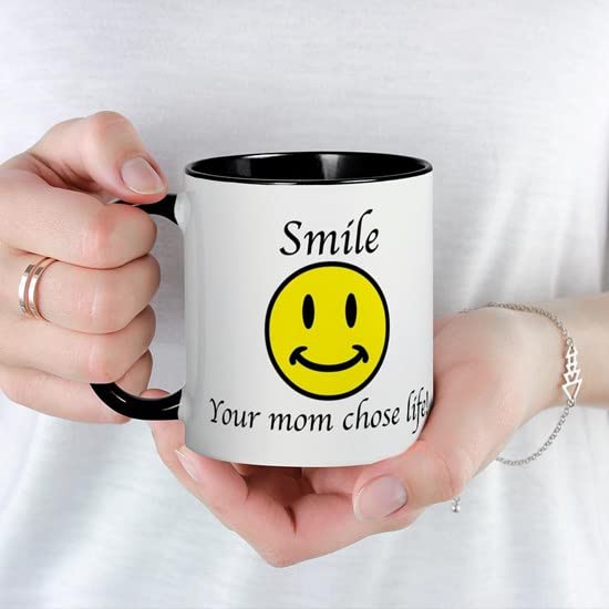 Smile Jesus 11 oz (325 ml) Ceramic Coffee Mug - Inspirational Christian Gift for Daily Devotion, Bible Study & Church Use