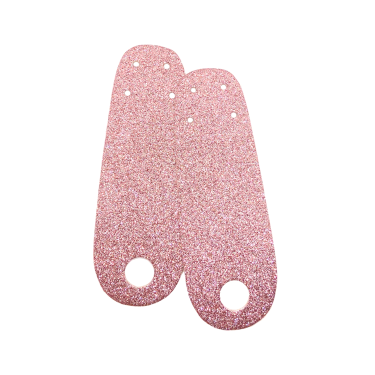 Glitter Toe Guards for Women - Non-Slip Silicone Toe Protectors for Sandals & Flip Flops - Comfortable & Stylish Foot Care Accessories for Pedicures, Beach & Pool Days