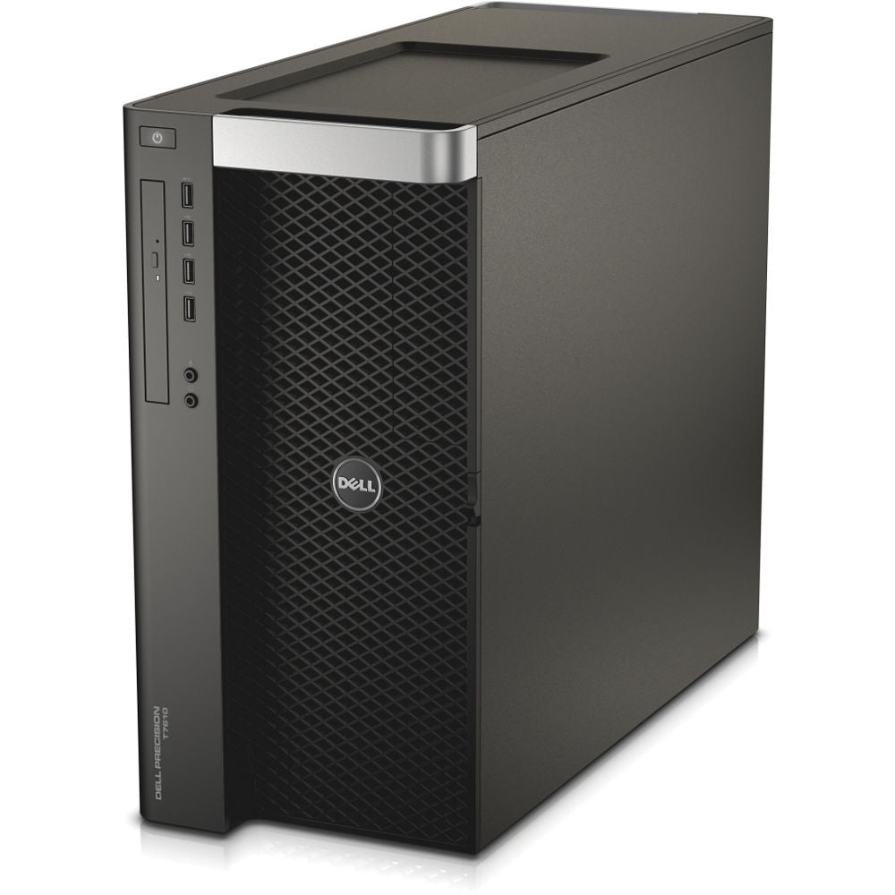 Dell Precision T7610 Workstation with 2x Intel Xeon E5-2630 v2 Processors (12 Cores, 2.6GHz), 64GB RAM, 2x 2TB HDD, NVIDIA Quadro K5000 4GB GPU, Windows 10 Pro - Perfect for CAD, 3D Modeling & Video Editing
