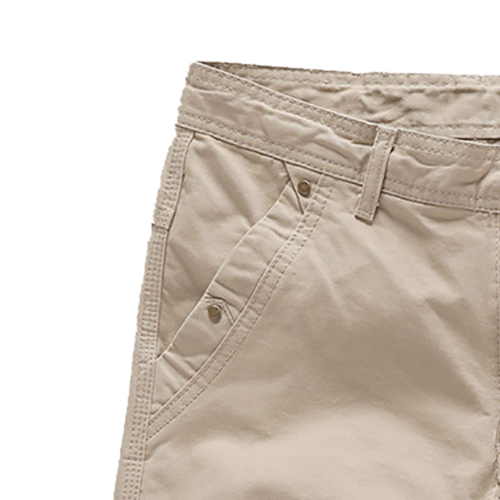 Men's Cargo Pants - Casual Solid Sports Shorts with Pockets | Straight Fit Gym Shorts for Bodybuilding & Workout | Perfect for Training, Jogging & Outdoor Activities