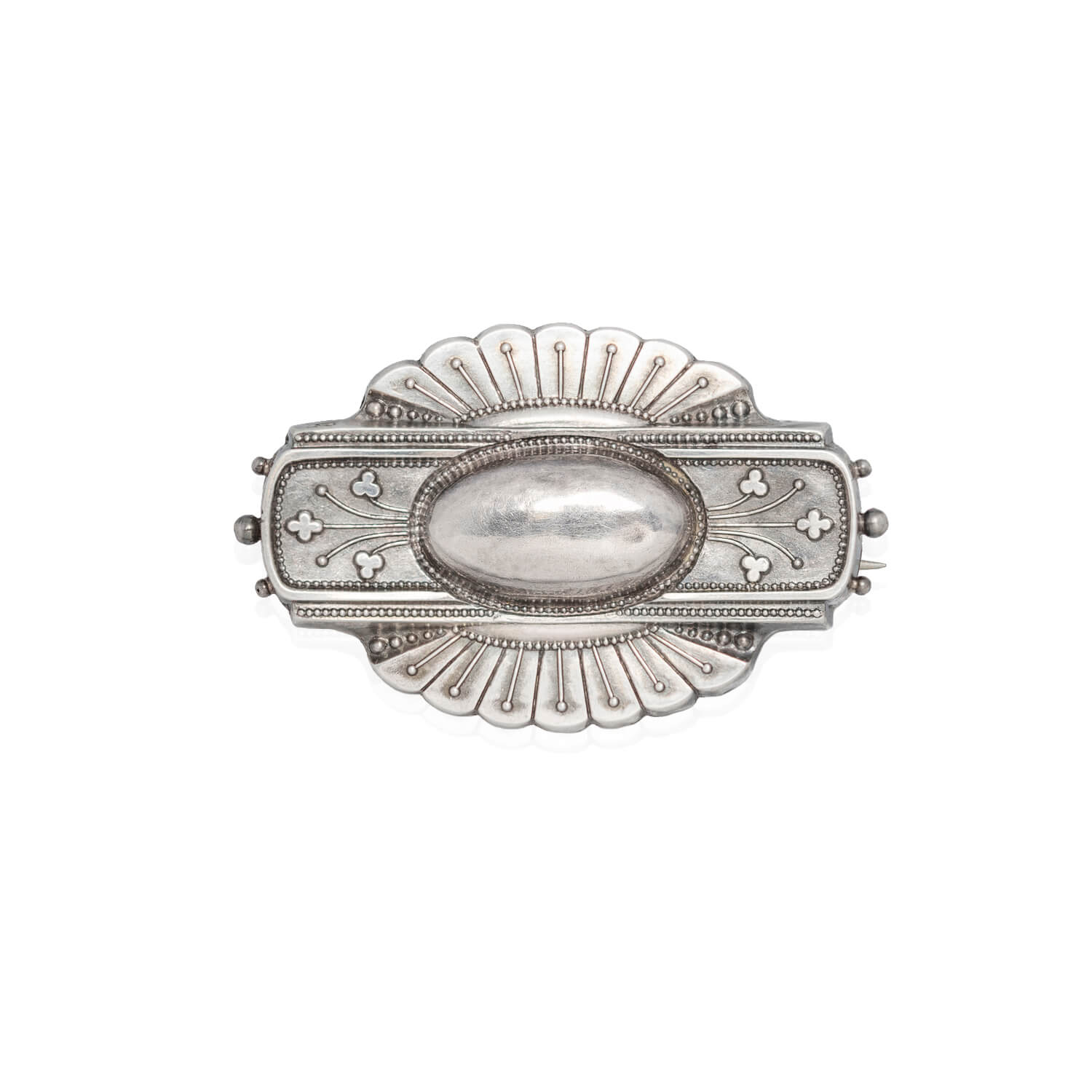 Victorian Sterling Silver Memorial Locket Pin and Earring Set - Elegant Jewelry for Women, Gift for Mom, Wife, Daughter - Perfect for Weddings, Anniversaries, Memorials and Special Occasions