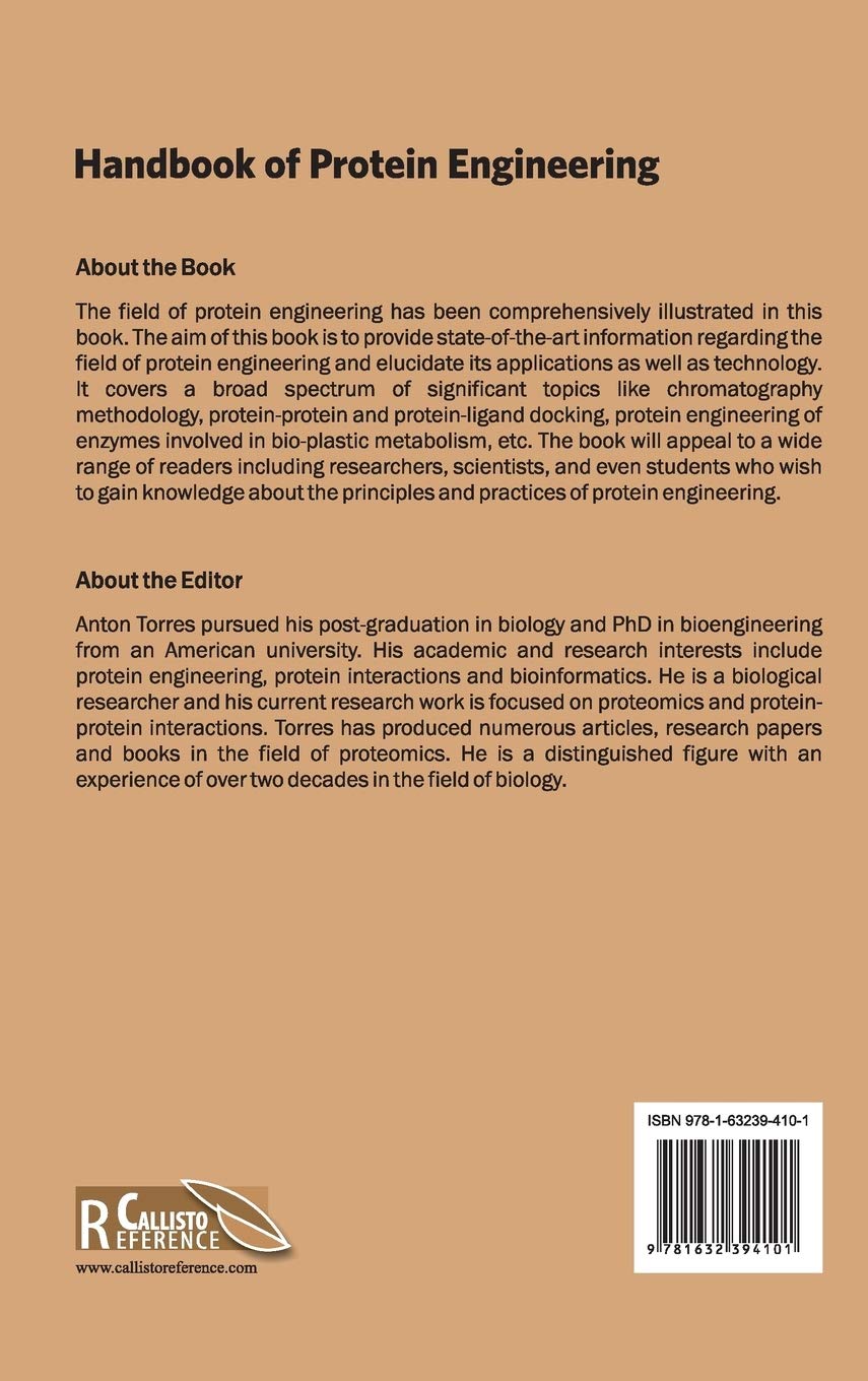 Protein Engineering Handbook - Comprehensive Guide for Biotechnology & Biochemistry Research | Lab & Academic Use