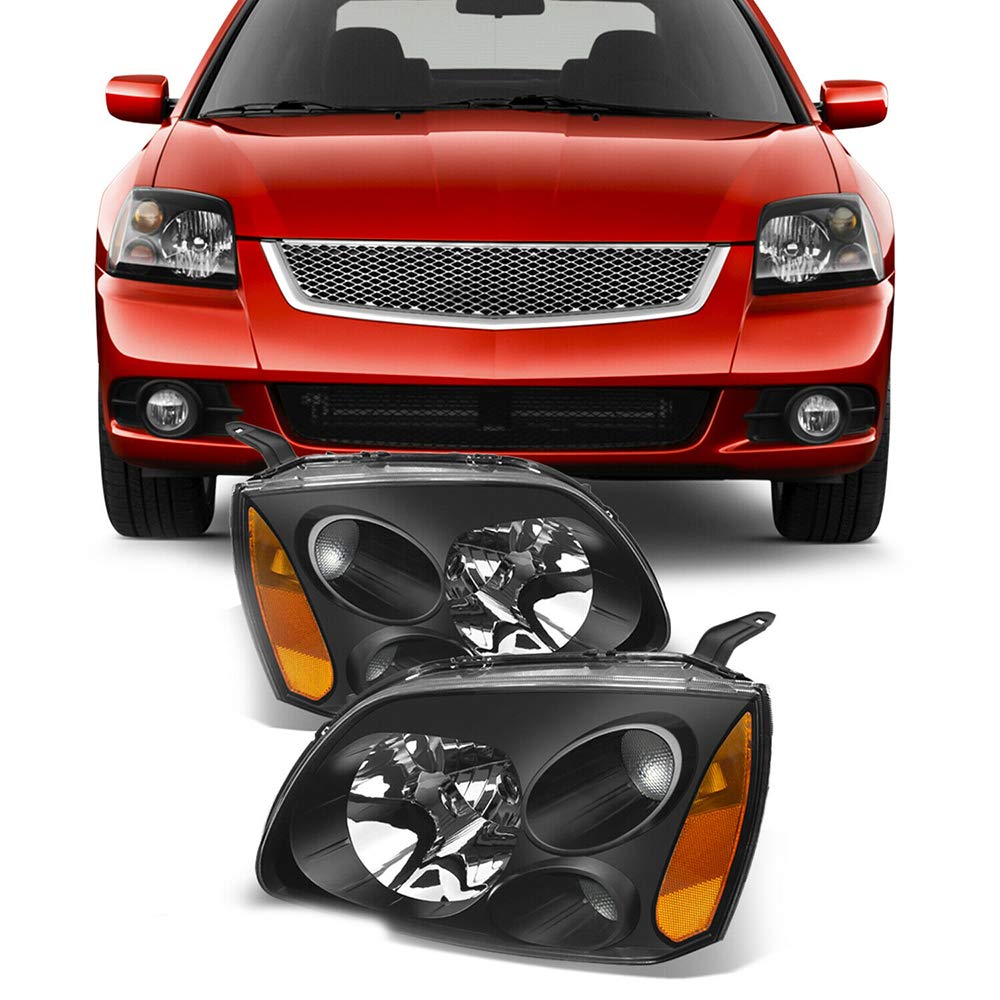 XEMRVGU 04-12 Halogen Headlight Bulbs - Black Replacement Pair for Improved Night Visibility | Perfect for Trucks, SUVs & Off-Road Vehicles