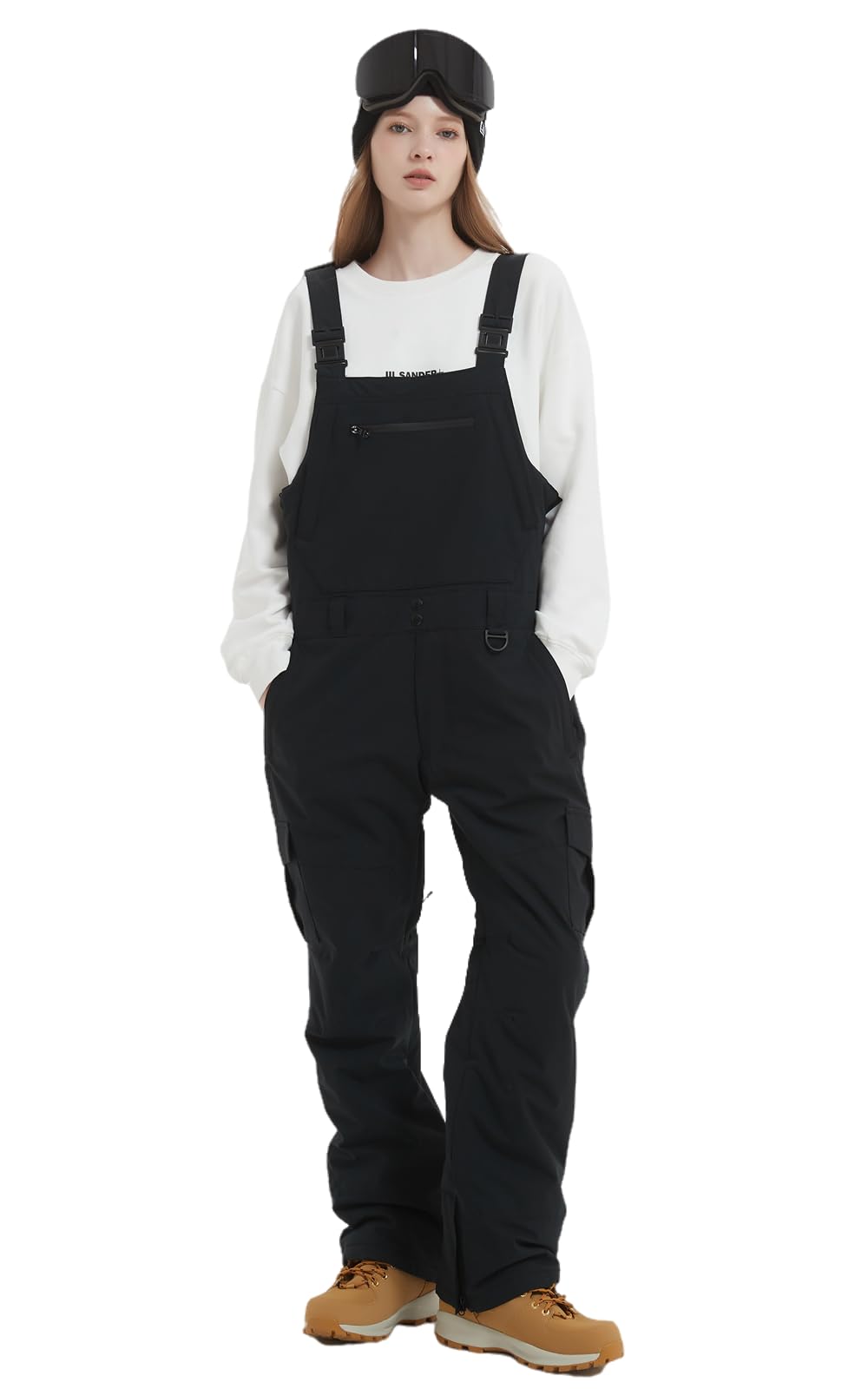 Men's & Women's Snow Bib Overalls - Adjustable Waterproof Ski Pants with Windproof Insulation for Warmth | Perfect for Skiing, Snowboarding & Winter Outdoor Activities