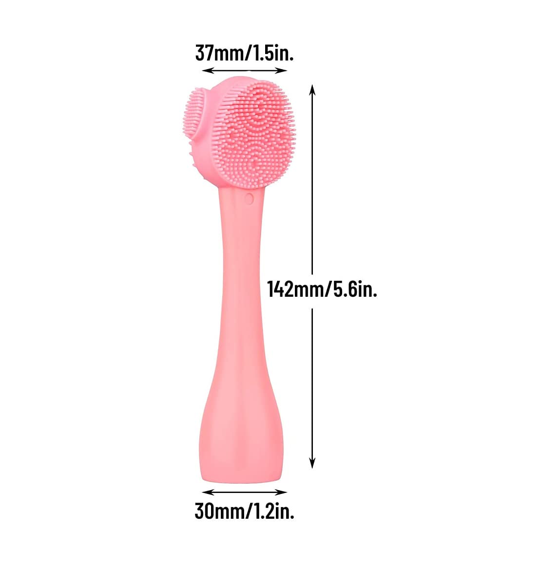 SYGA Soft Silicone Face Mask Brush - Professional Beauty Tool for Mud, Clay & Charcoal Masks, Hairless Body Lotion & Butter Applicator - Red | Perfect for Spa, Home Skincare & Facial Treatments