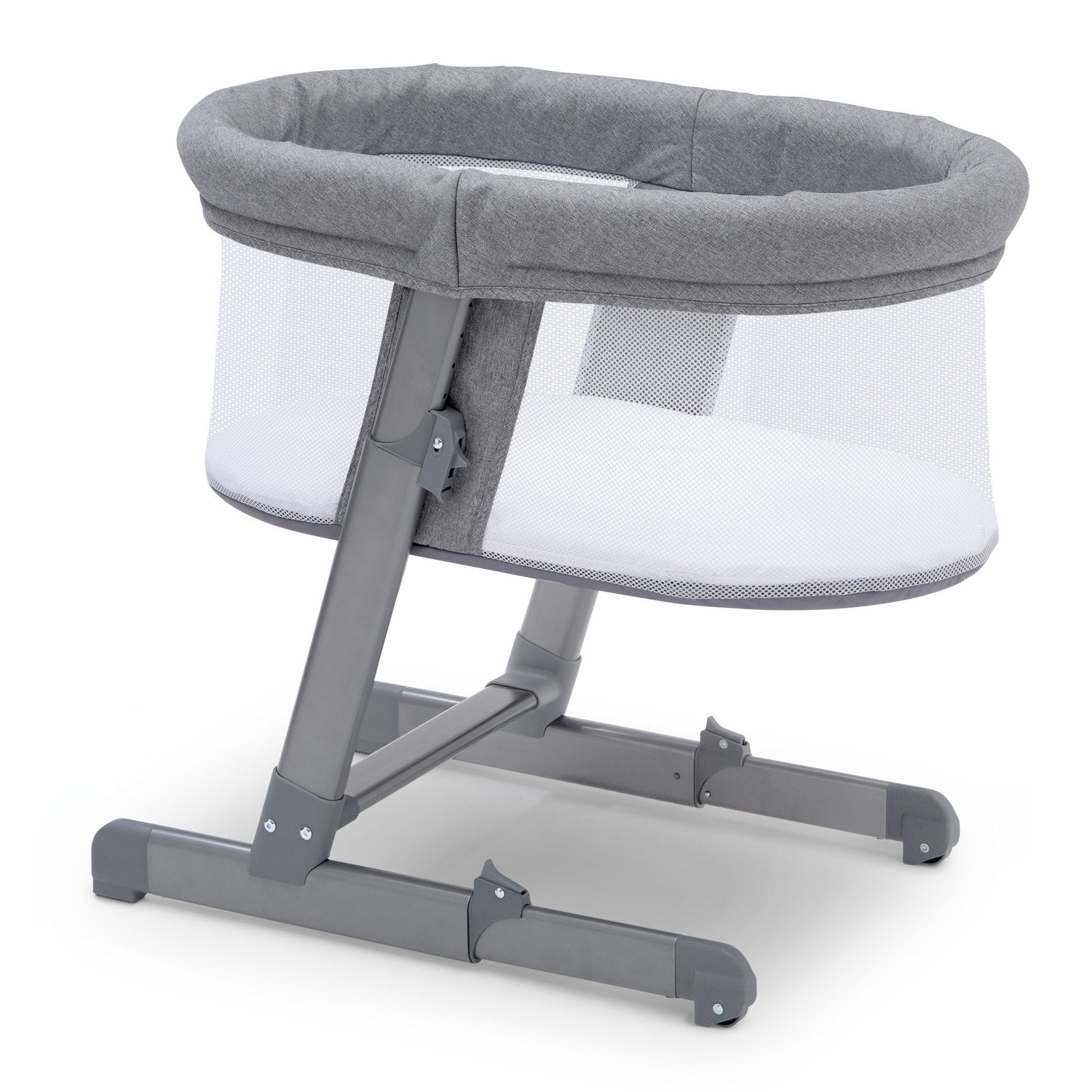 Simmons Kids Oval City Sleeper Bassinet - Portable Baby Crib for Newborns & Infants | Lightweight & Compact Nursery Bed for Home, Travel & On-The-Go Use