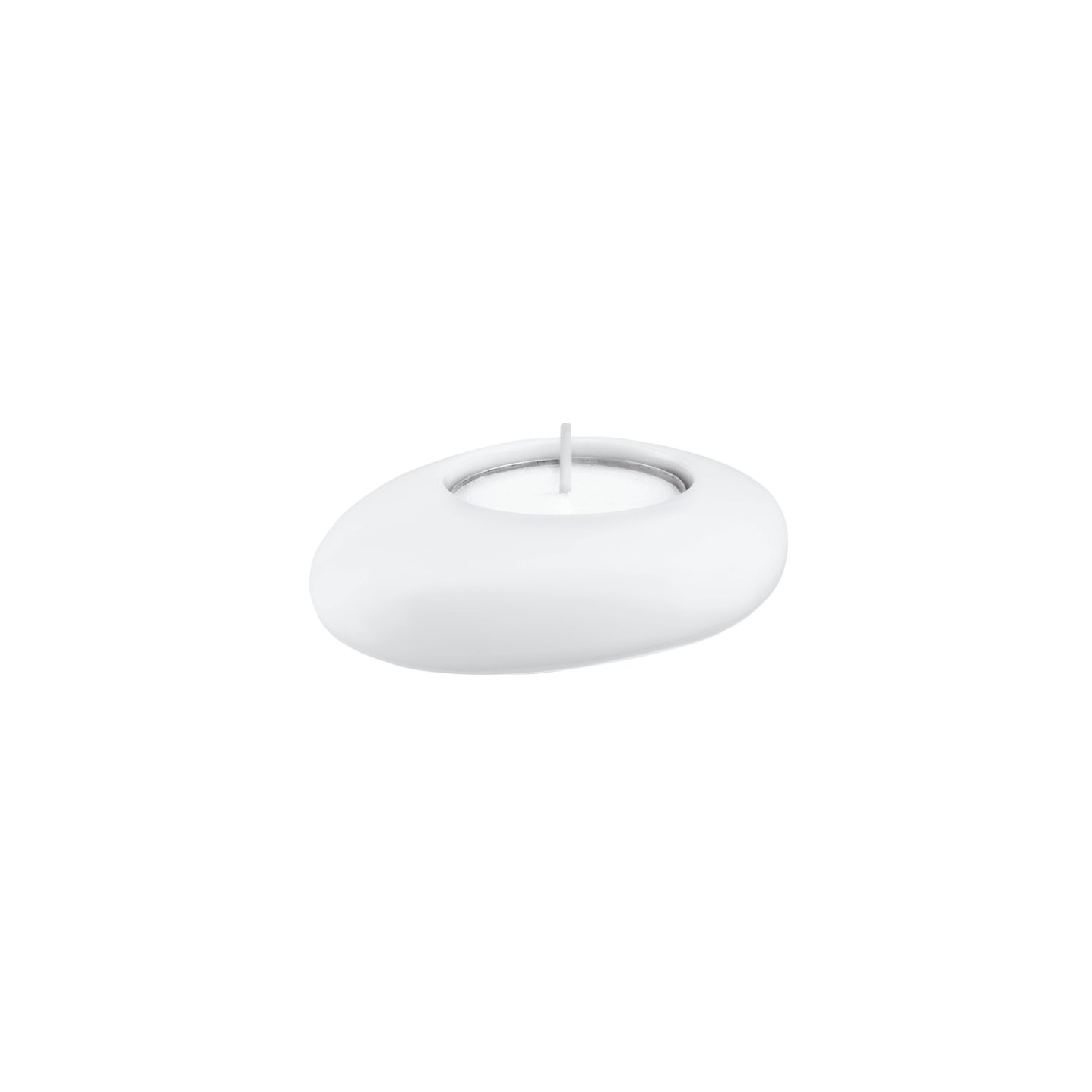 AXOR 2-inch White Candle Holder - Easy Install Modern Home Decor Accessories (Model 42271000) for Dining Tables, Fireplace Mantels & Wedding Centerpieces