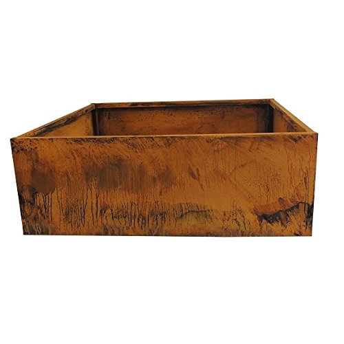 Premium Corten Steel Raised Garden Bed - Durable Outdoor Planter Box for Vegetables, Flowers & Herbs | Perfect for Patio, Backyard & Urban Gardening