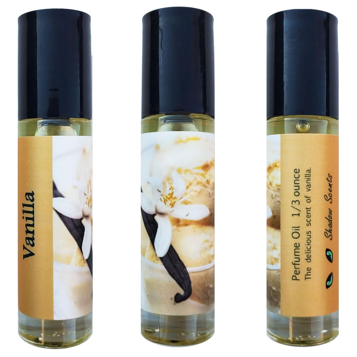 Vanilla Fragrance Oil Roll-on for Women - Sweet & Creamy Gourmand Perfume Body Oil | Aromatherapy, Date Night & Everyday Wear